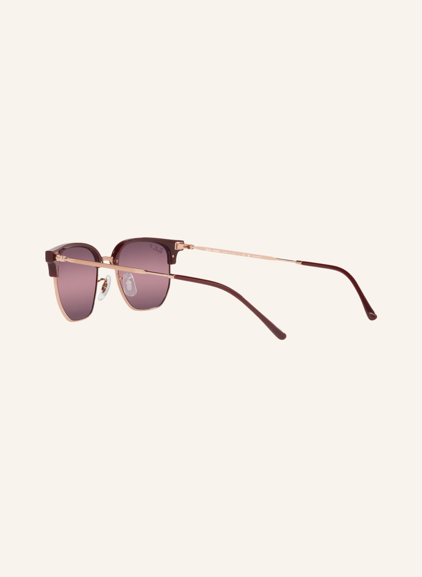 Ray-Ban Zonnebril RB4416: 6654G9 - DONKERROOD/ROOD GEPOLARISEERD
