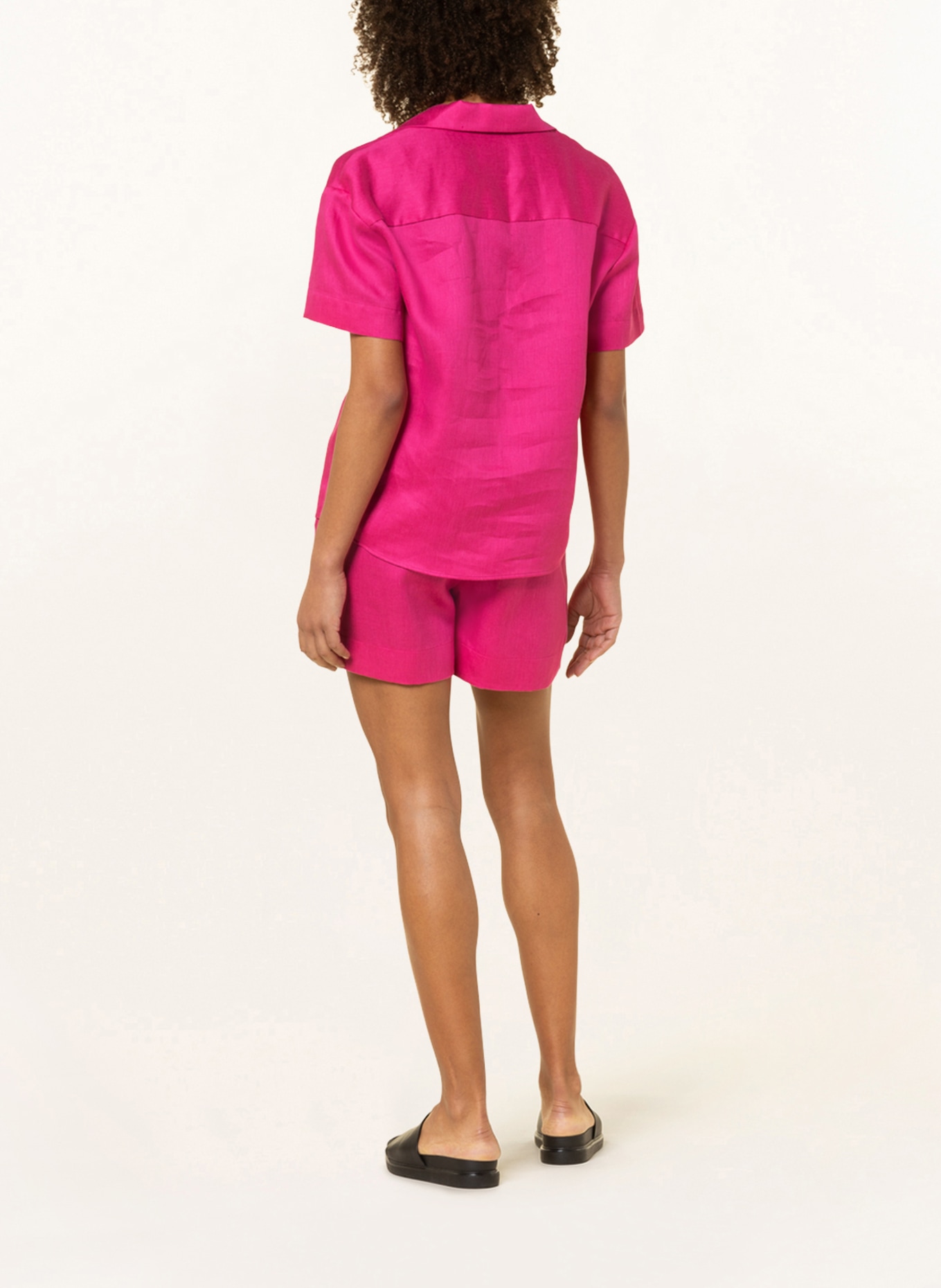 ASCENO Shirt blouse THE PRAGUE made of linen, Color: PINK (Image 3)