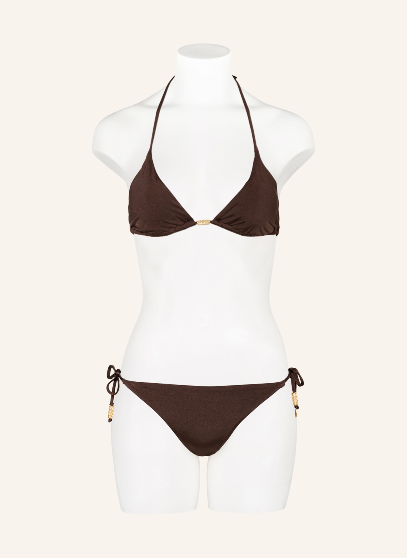 BANANA MOON COUTURE Triangel-Bikini-Hose TOSCA CARMENA, Farbe: BRAUN (Bild 2)