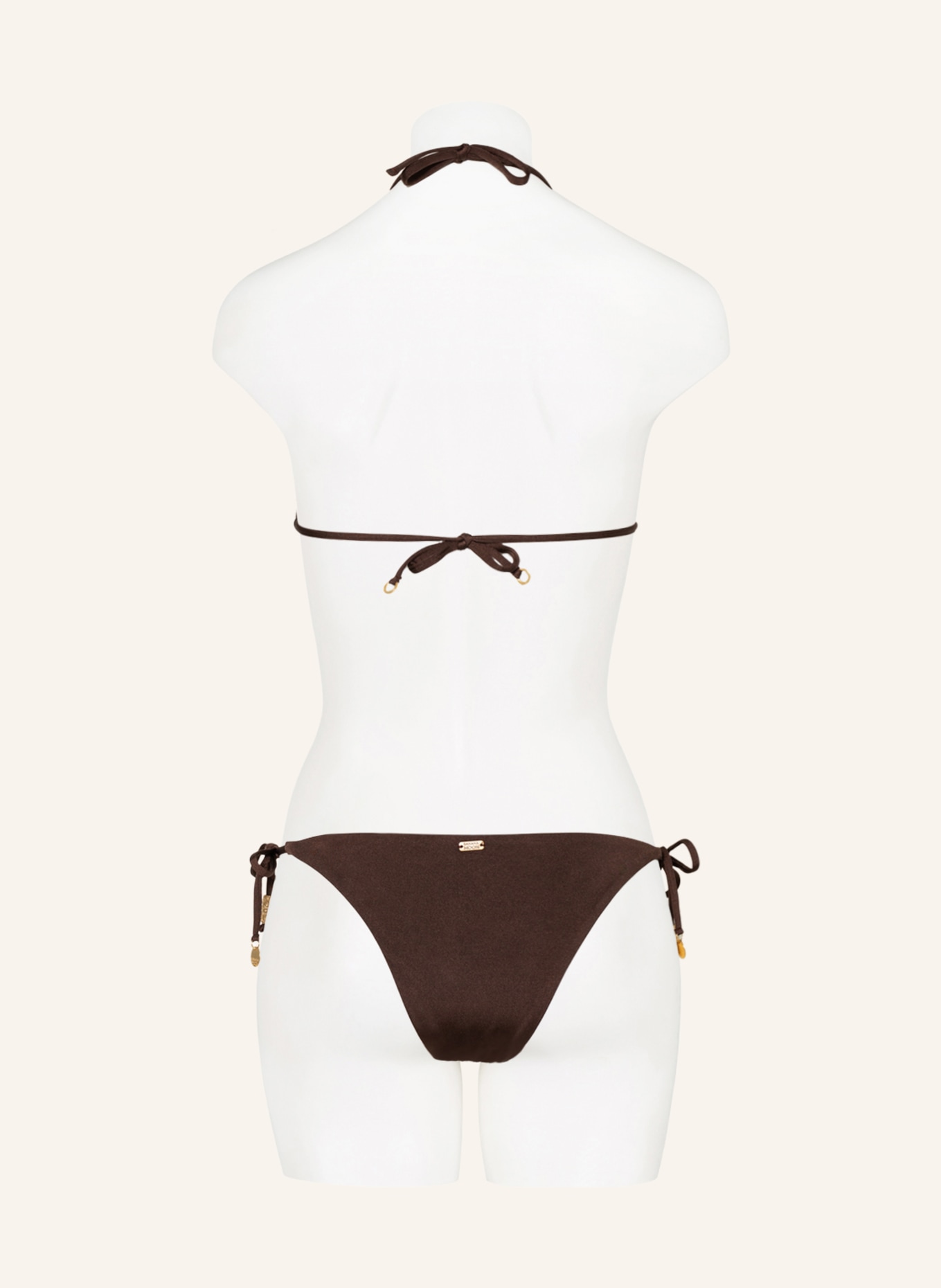 BANANA MOON COUTURE Triangle bikini bottoms TOSCA CARMENA, Color: BROWN (Image 3)