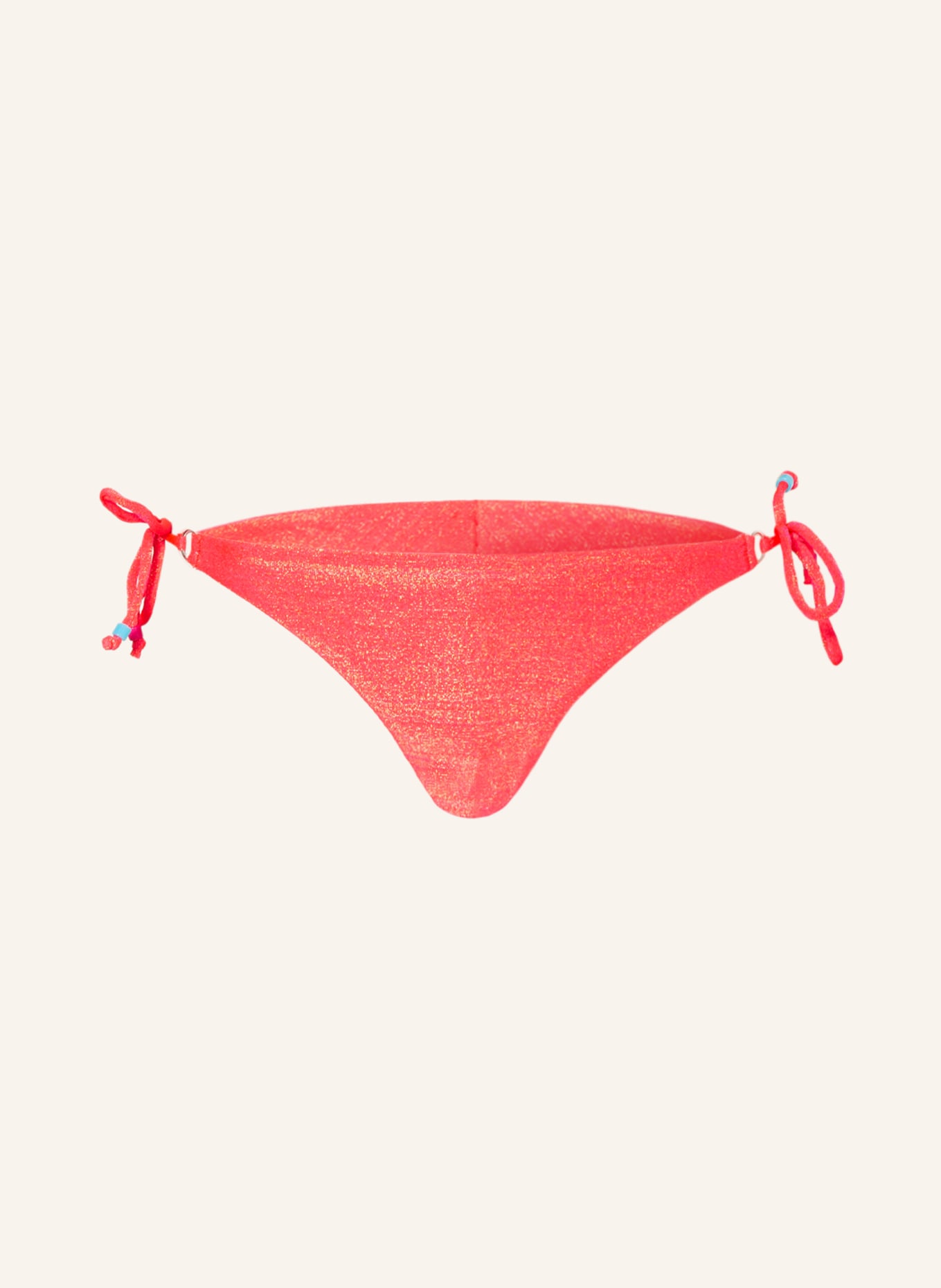 BANANA MOON Triangle bikini bottoms SEAGLITTER LINA , Color: NEON PINK (Image 1)
