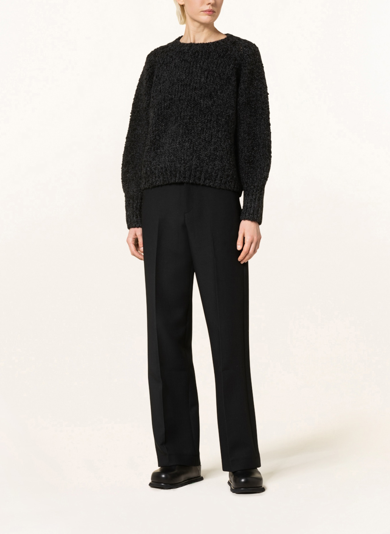 by Aylin Koenig Pullover CALLIE mit Alpaka: DUNKELGRAU