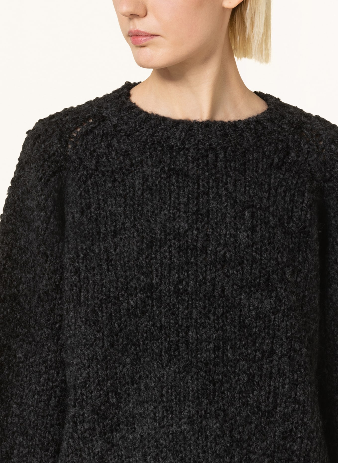 by Aylin Koenig Pullover CALLIE mit Alpaka: DUNKELGRAU