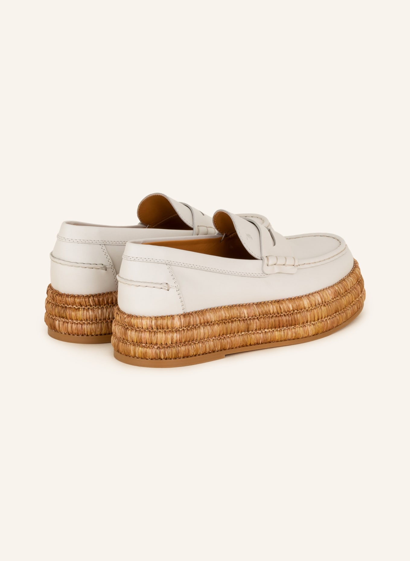 TOD'S Platform loafers, Color: CREAM (Image 2)