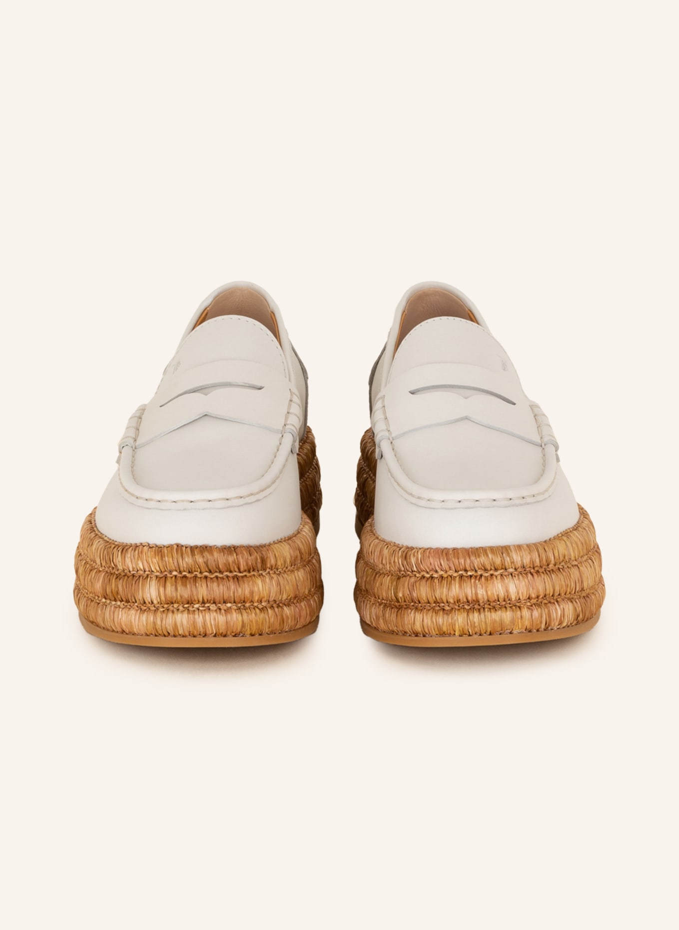 TOD'S Platform loafers, Color: CREAM (Image 3)
