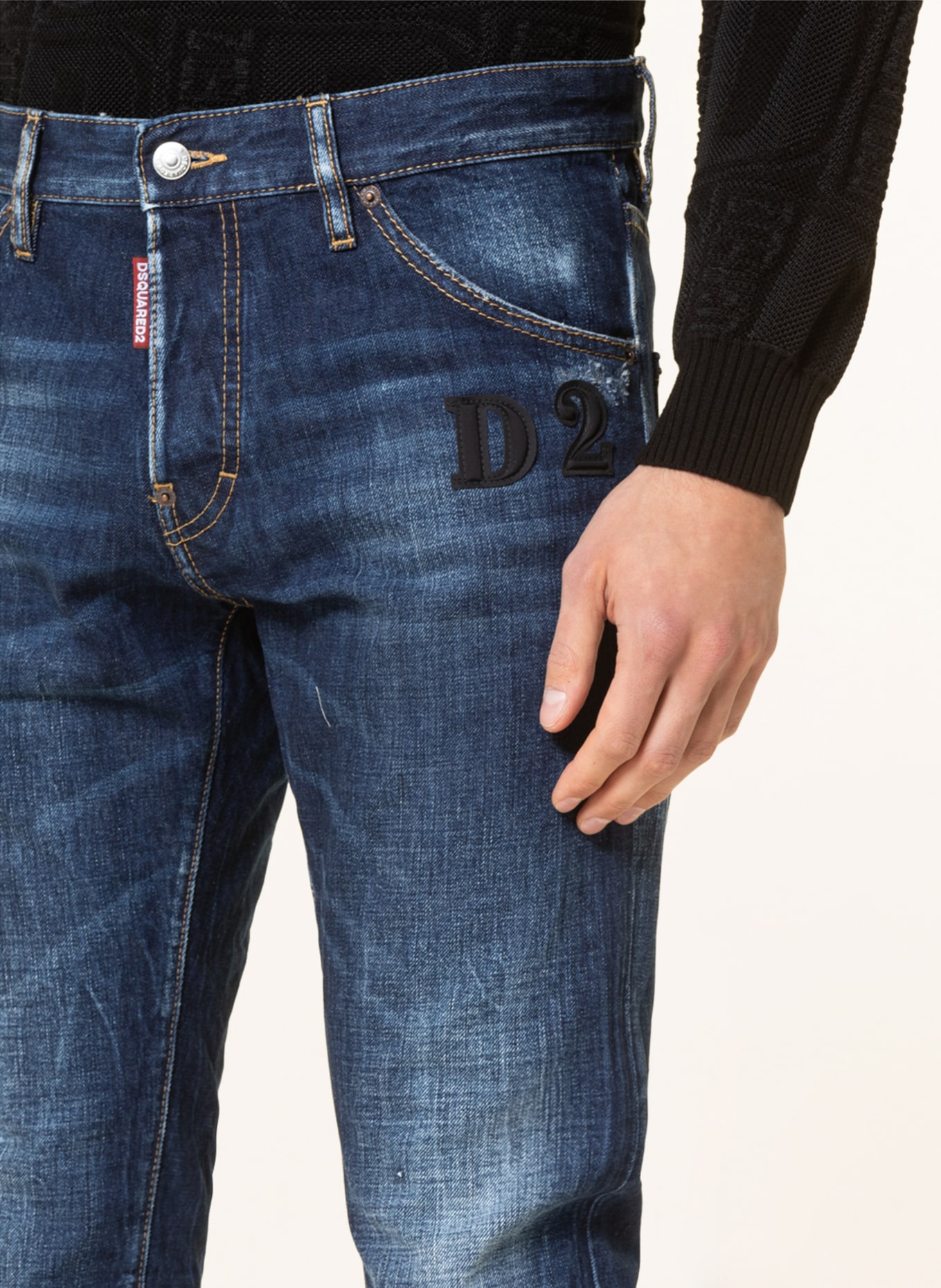 DSQUARED2 Jeans COOL GUY extra slim fit, Color: 470 BLUE NAVY (Image 5)