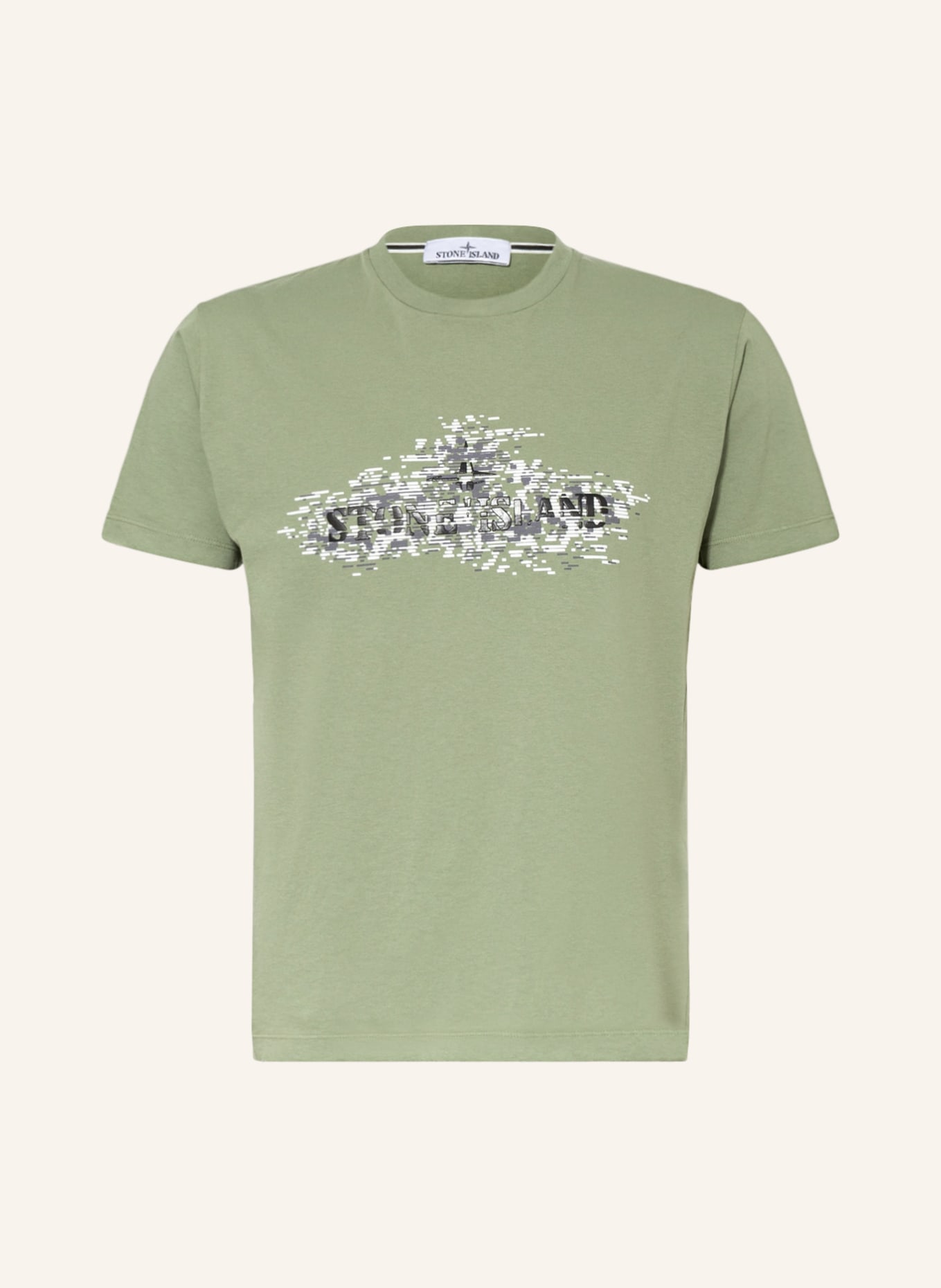 STONE ISLAND T-shirt, Color: OLIVE (Image 1)