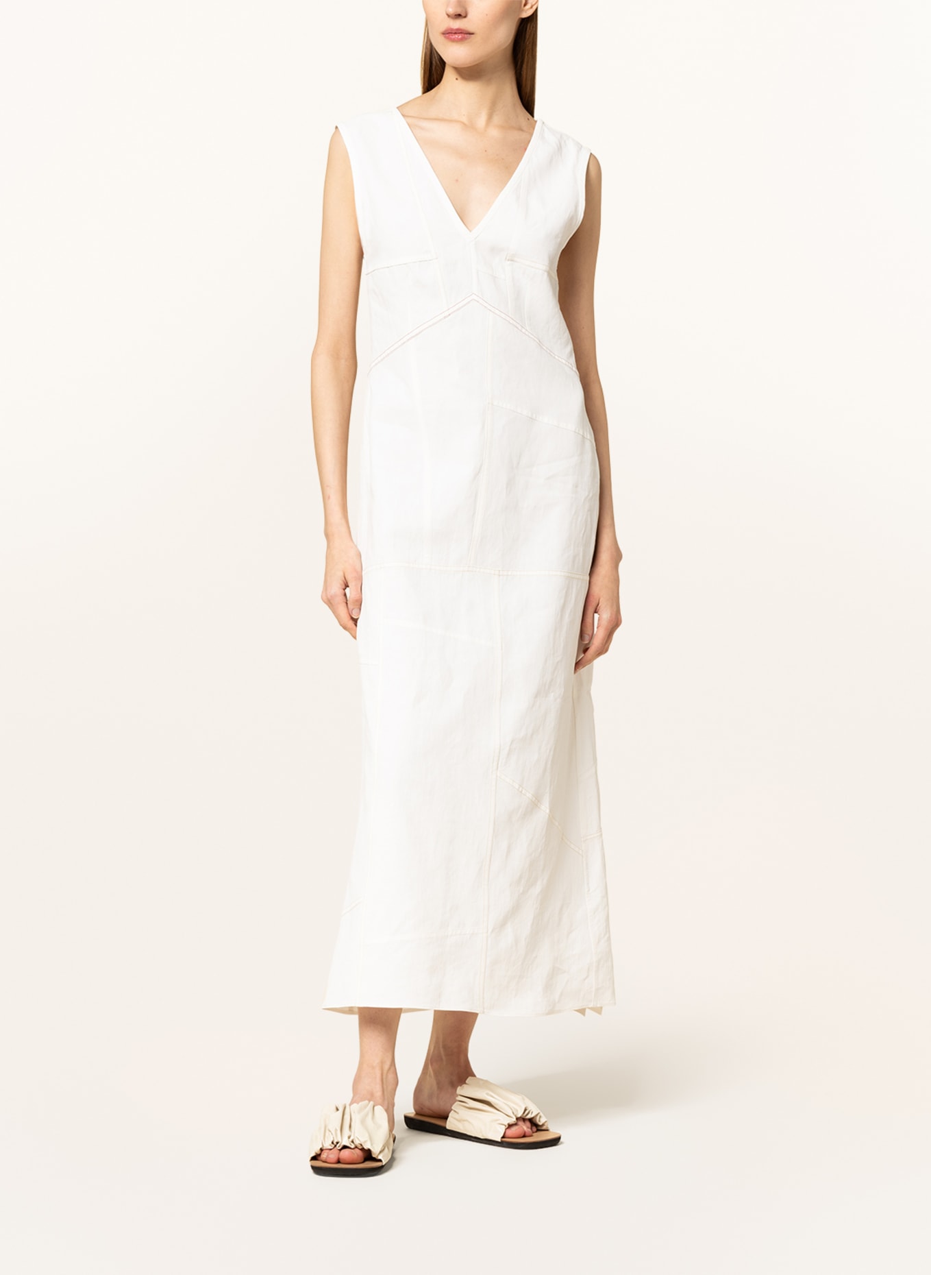 JIL SANDER Linen dress, Color: ECRU (Image 2)