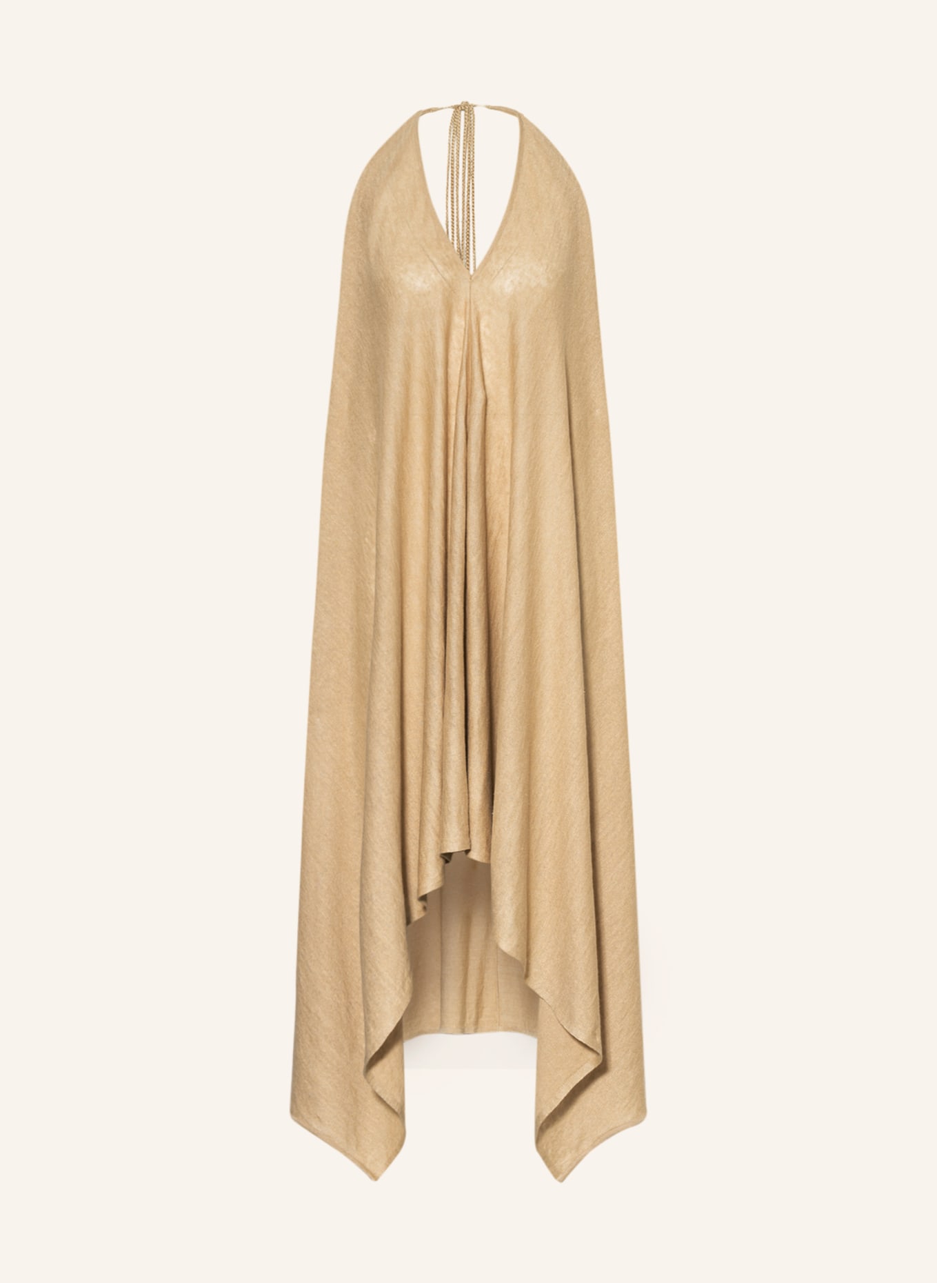 ALANUi Knit dress GET LOST made of linen, Color: BEIGE (Image 1)