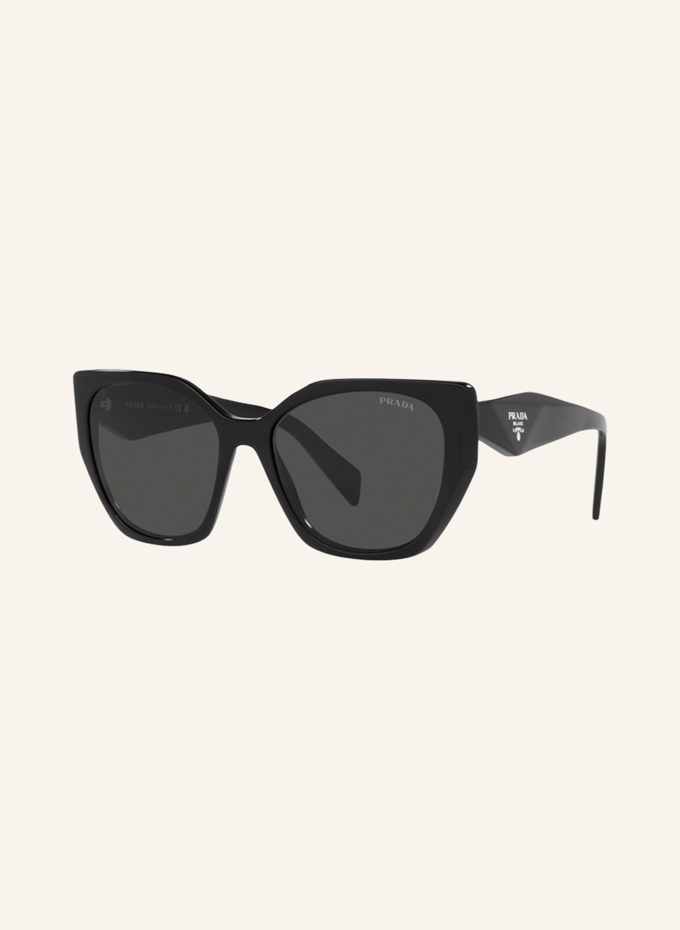 PRADA Sonnenbrille PR 19ZS: 1AB5S0 - SCHWARZ/ DUNKELGRAU