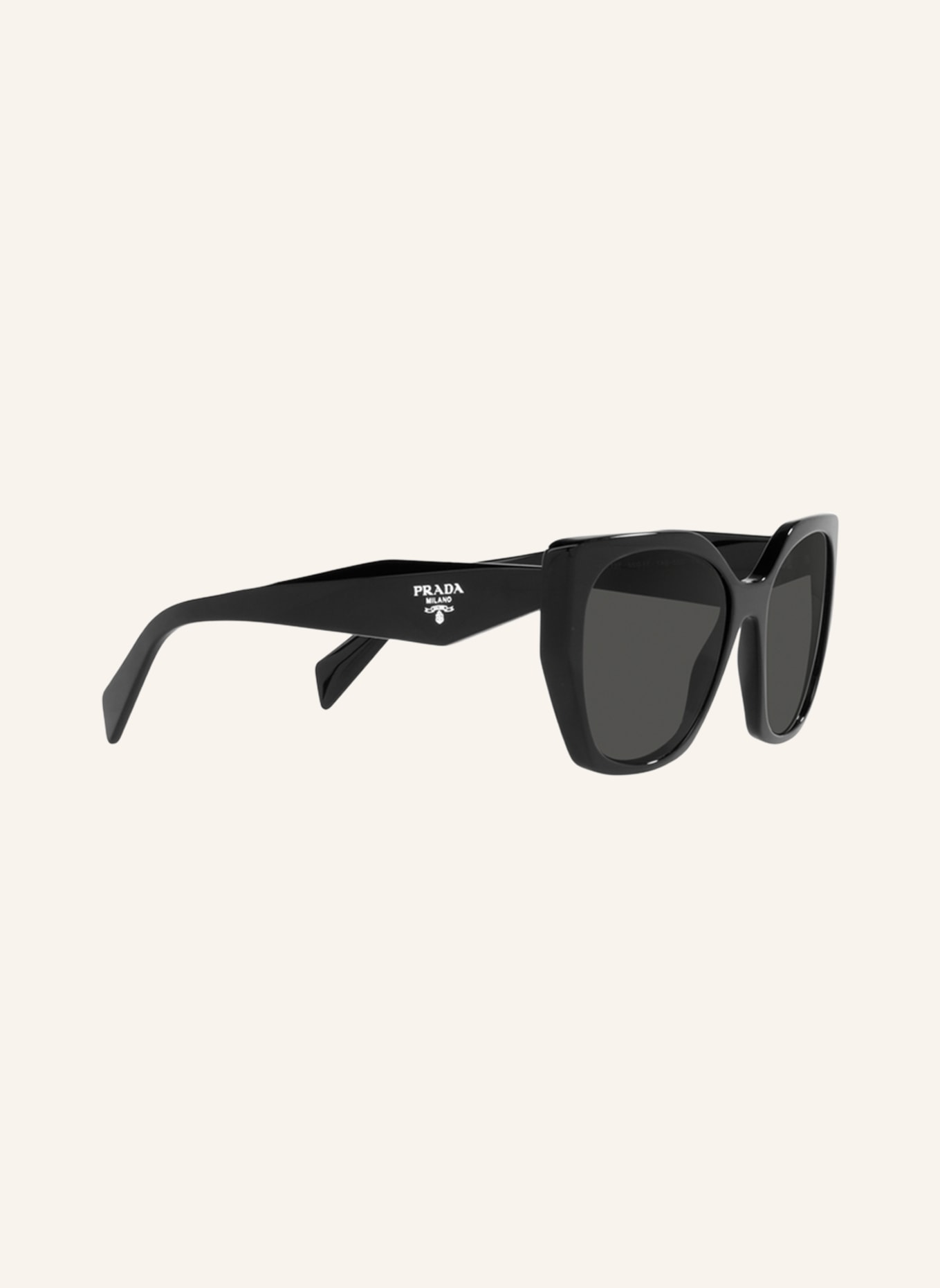 PRADA Sonnenbrille PR 19ZS: 1AB5S0 - SCHWARZ/ DUNKELGRAU