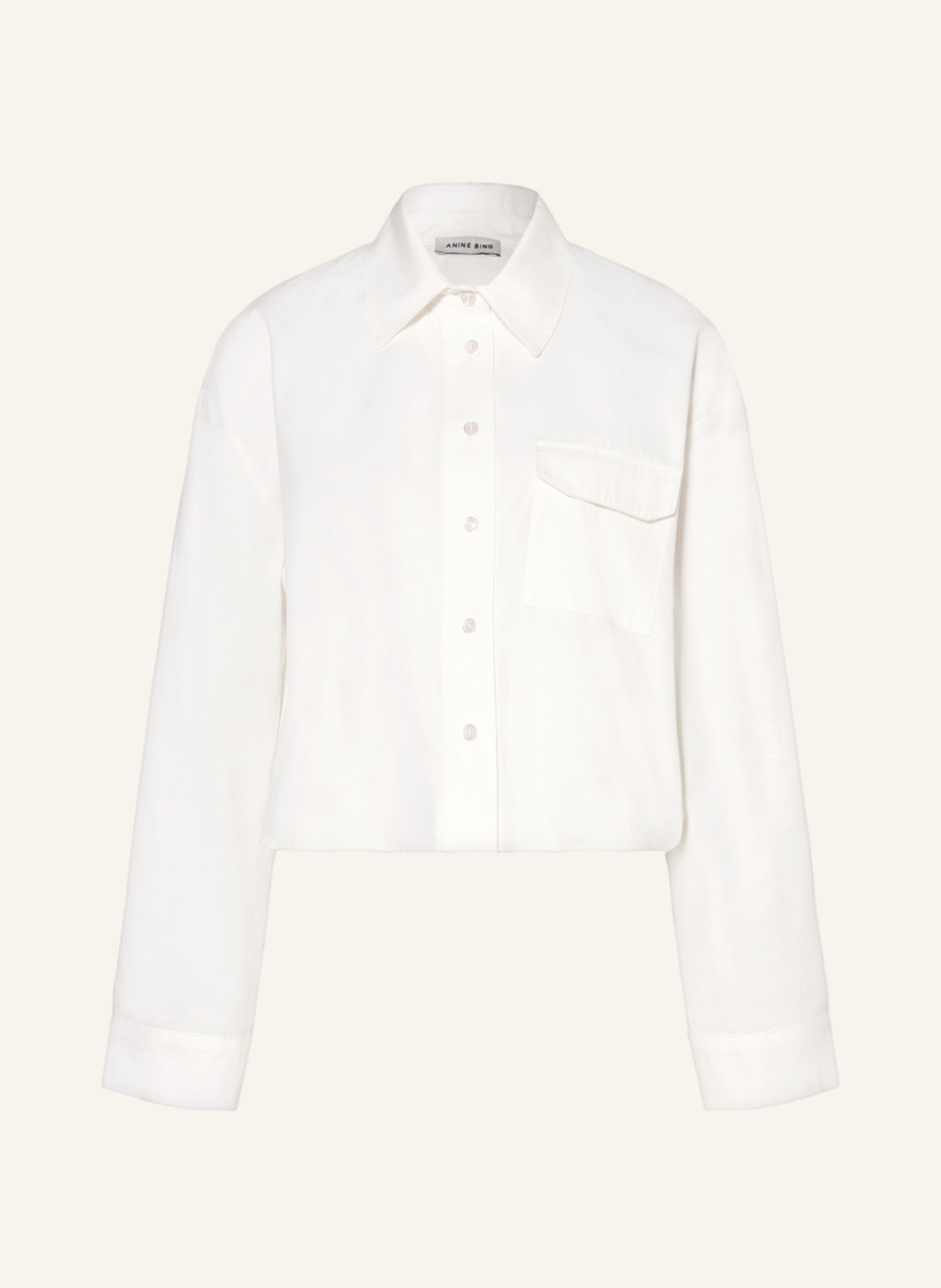 ANINE BING Shirt blouse TRAVIS, Color: WHITE (Image 1)