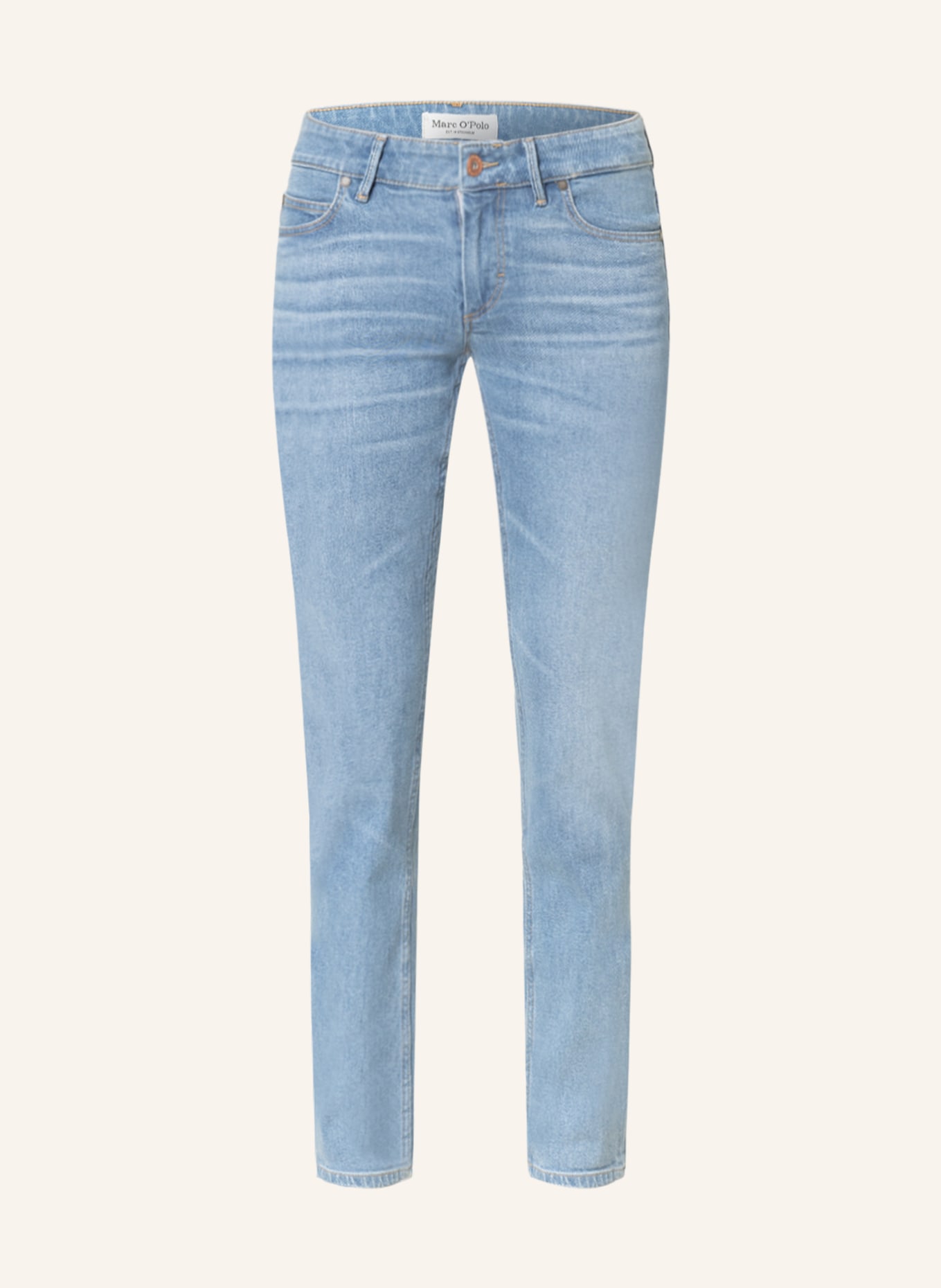 Marc O'Polo Straight Jeans, Farbe: 018 Mid blue wash (Bild 1)
