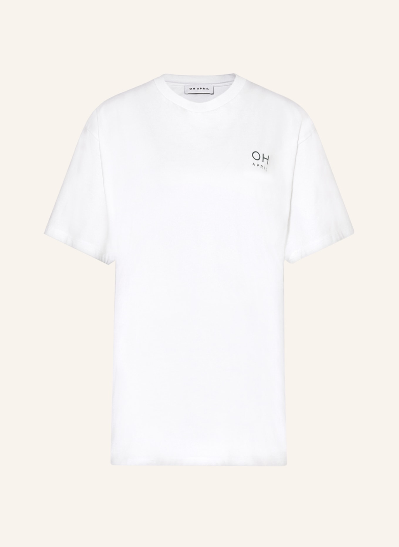 OH APRIL T-Shirt BOYFRIEND, Farbe: WEISS(Bild null)