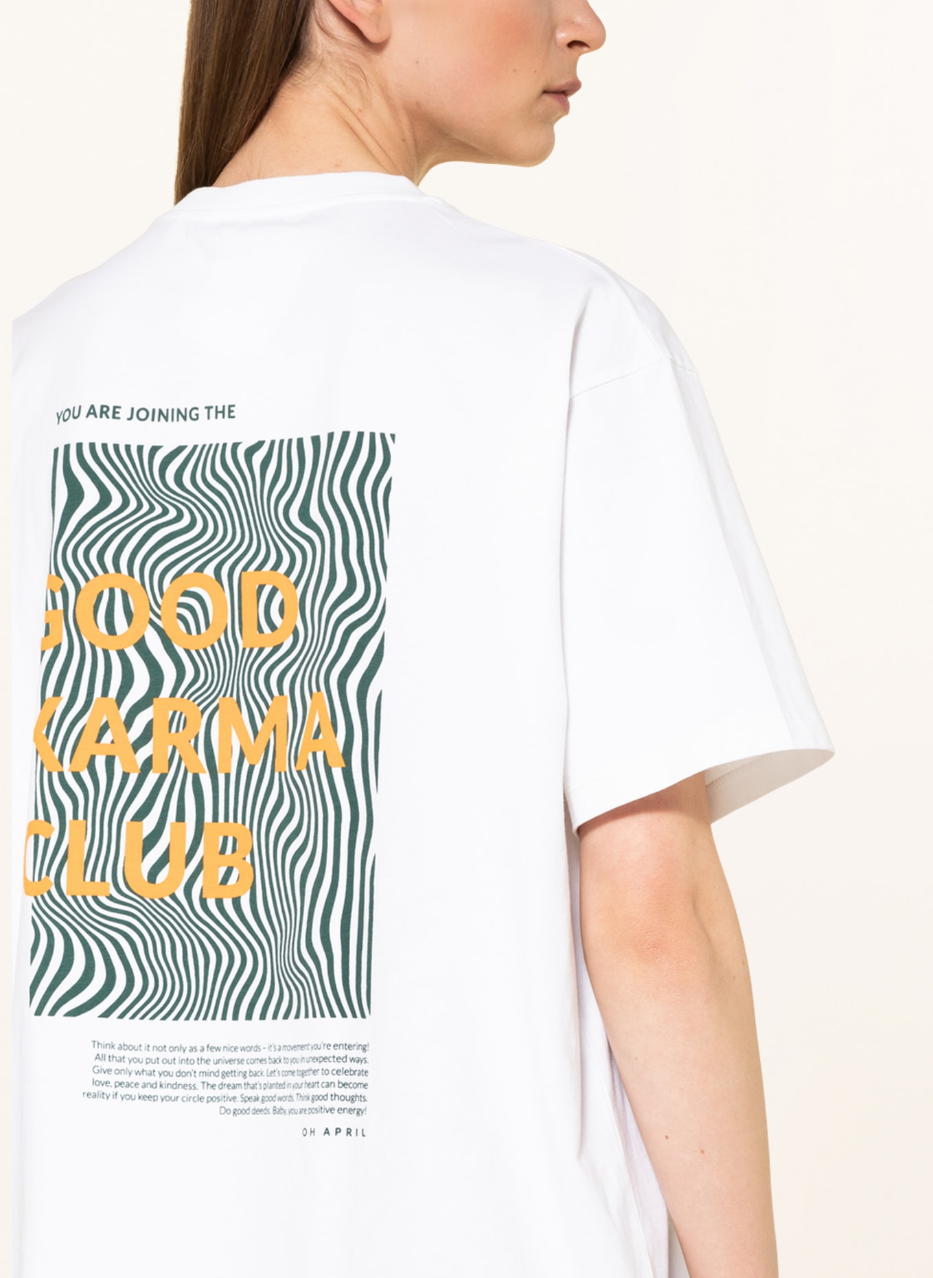OH APRIL T-Shirt BOYFRIEND, Farbe: WEISS (Bild 4)