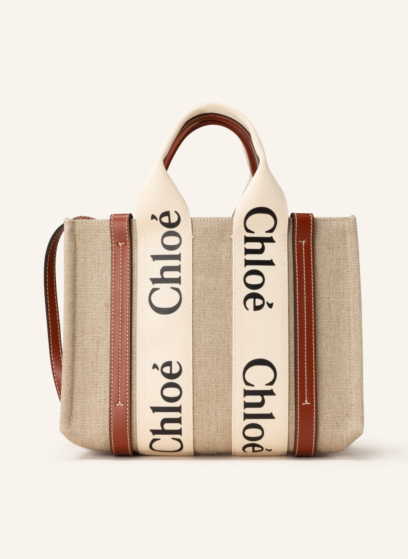 Chloé Crossbody bag, Color: WHITE/BROWN (Image 1)