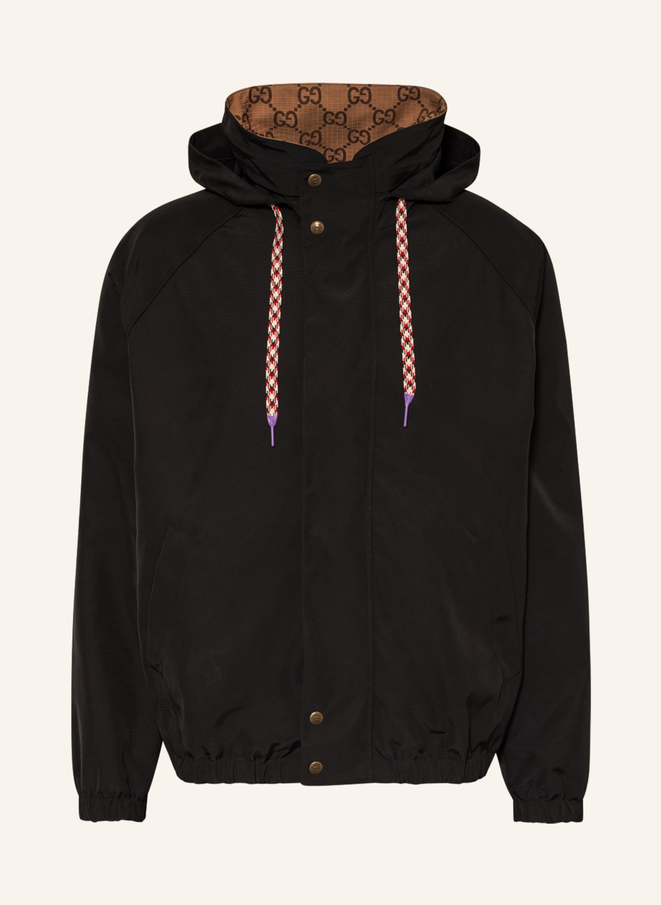 GUCCI Reversible jacket, Color: BLACK/ CAMEL (Image 1)