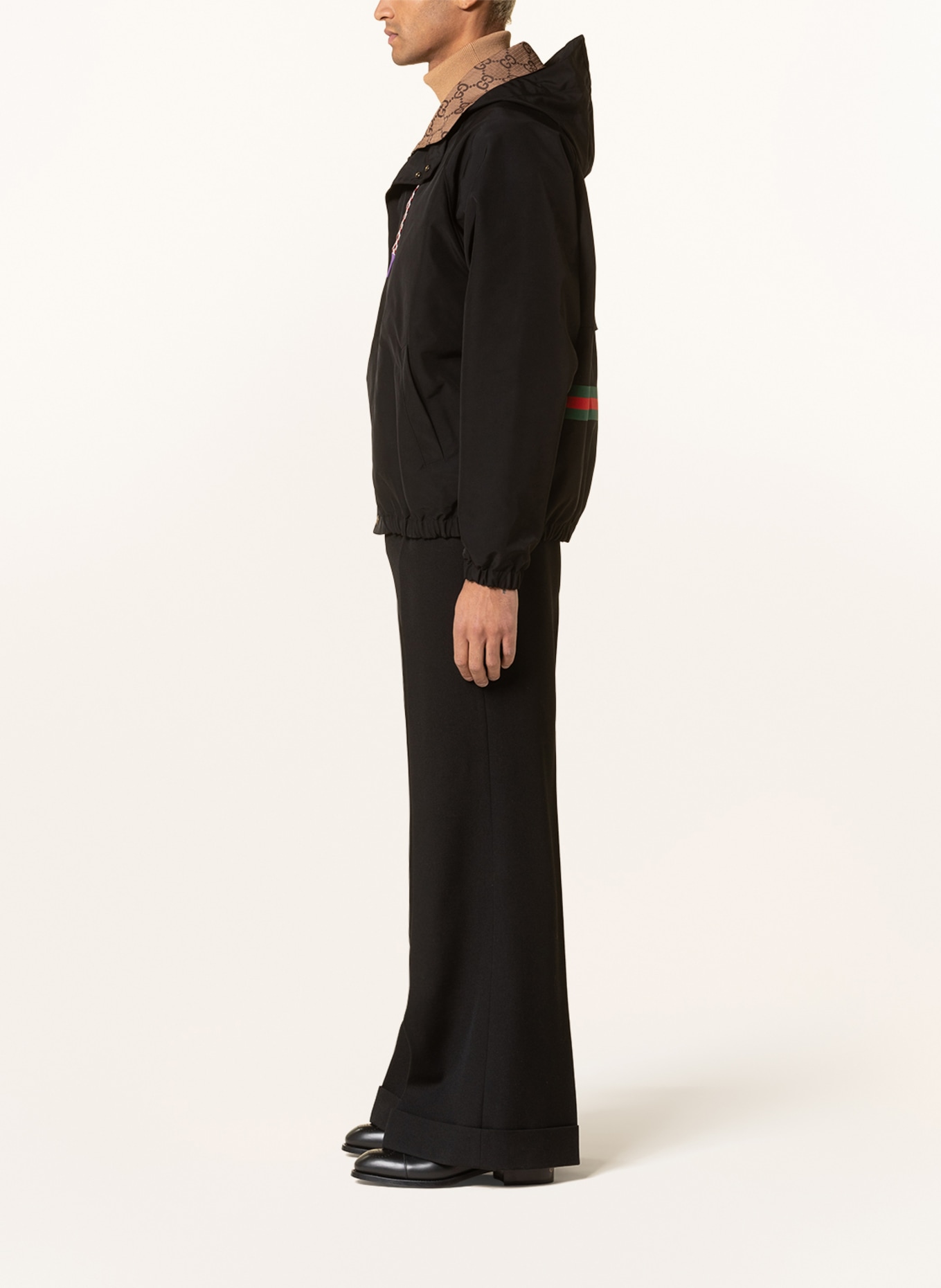 GUCCI Reversible jacket, Color: BLACK/ CAMEL (Image 5)