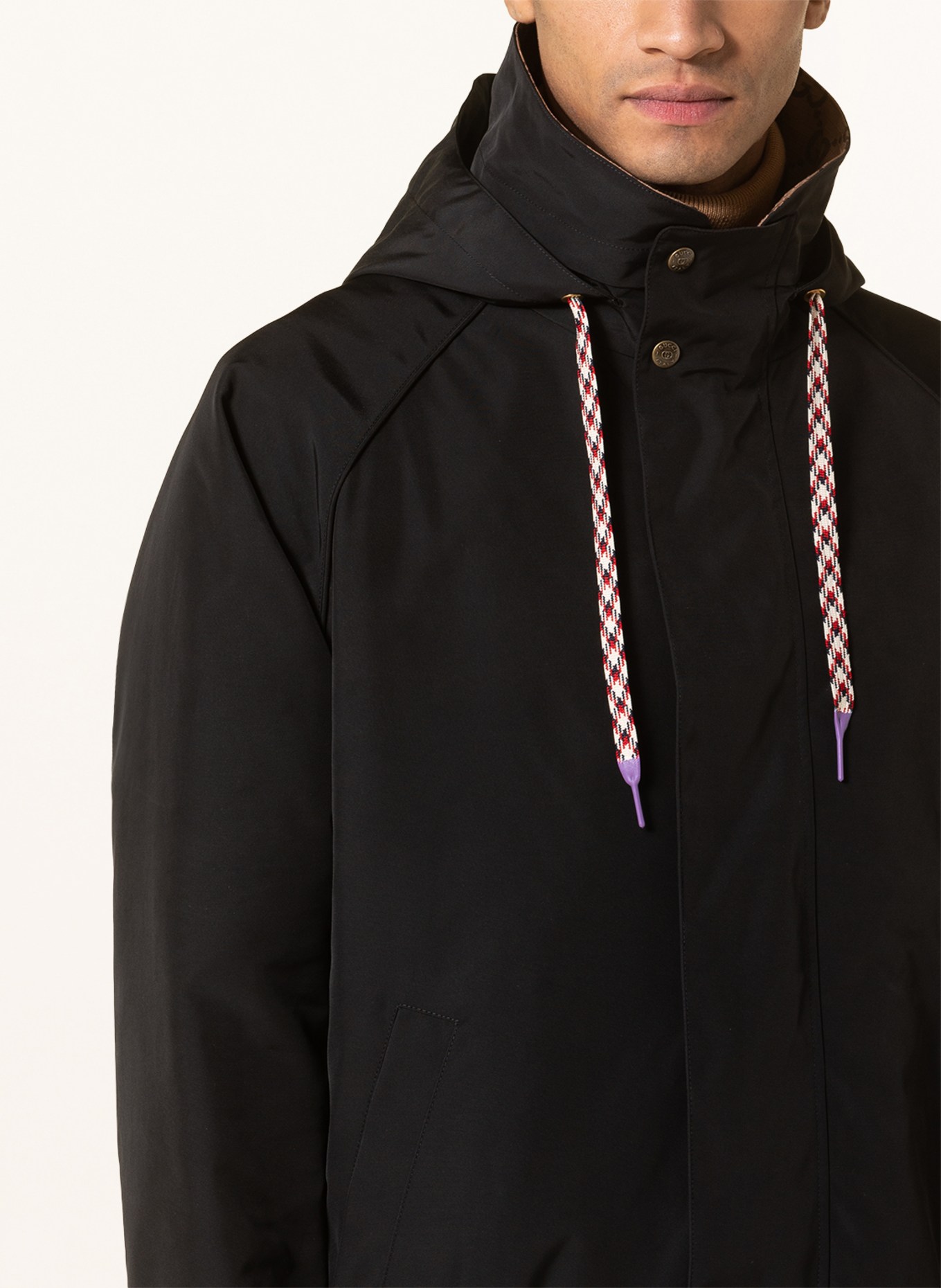 GUCCI Reversible jacket, Color: BLACK/ CAMEL (Image 6)