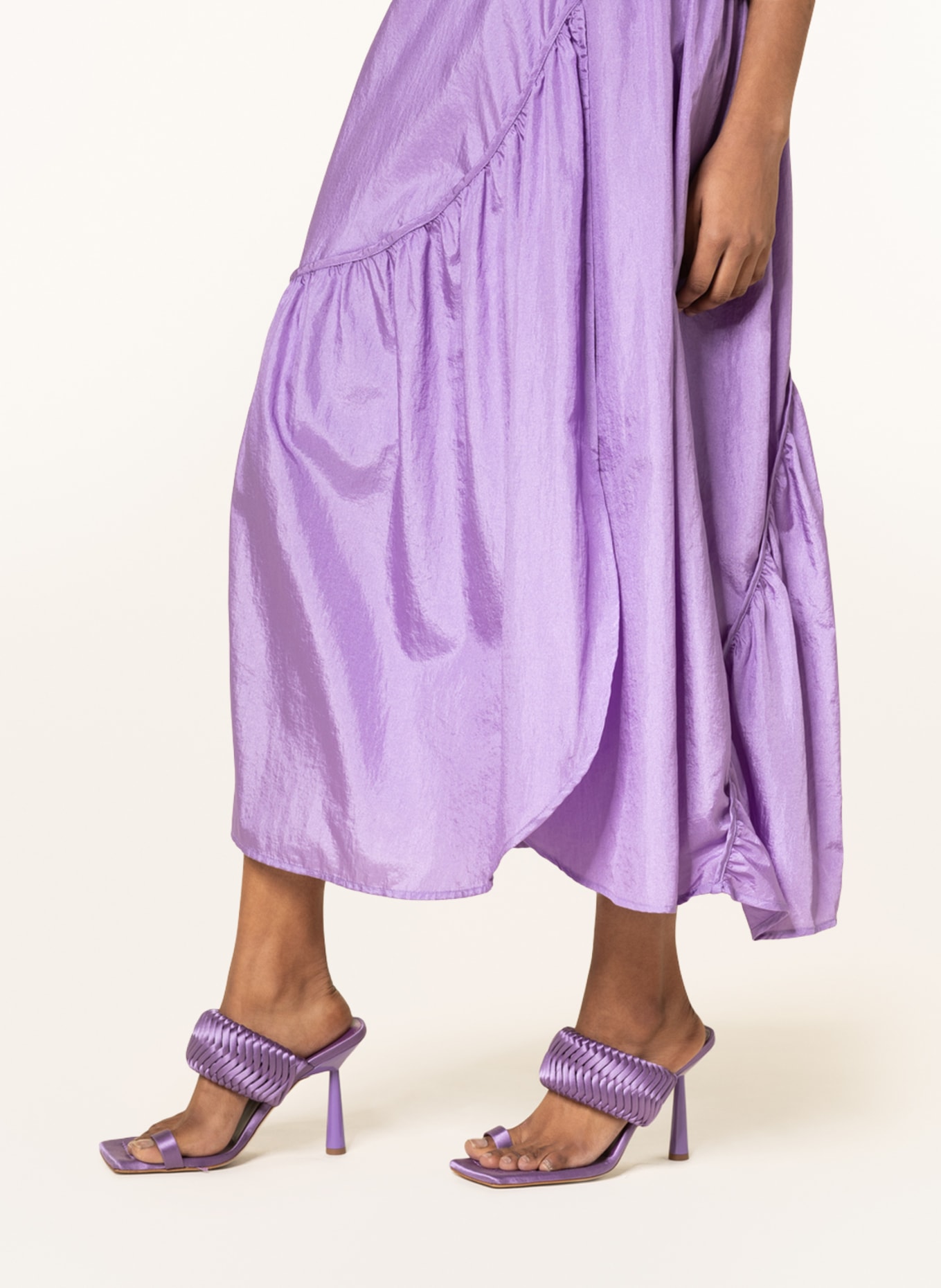 GESTUZ Wrap skirt HESLAGZ, Color: LIGHT PURPLE (Image 4)