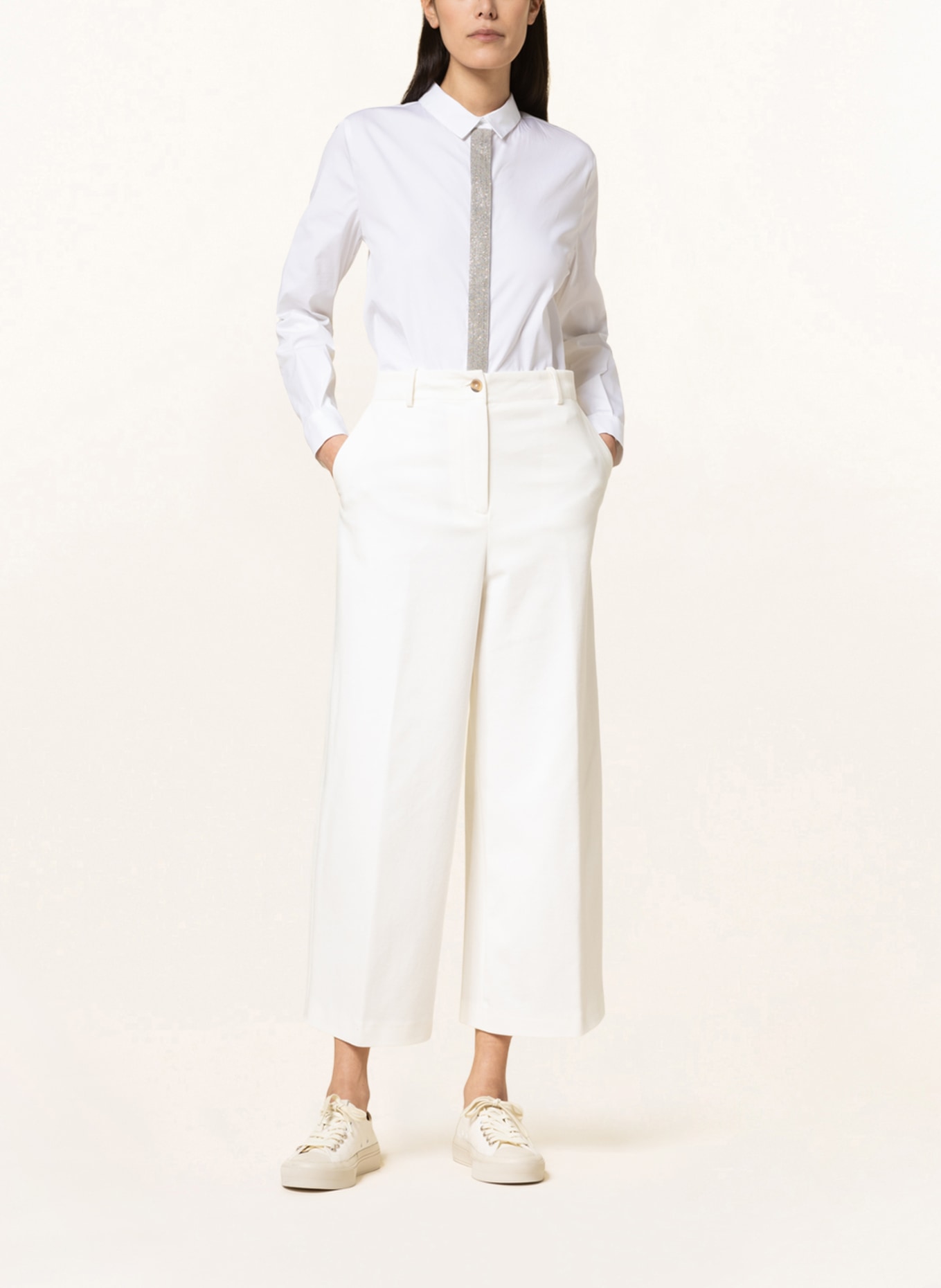 FABIANA FILIPPI Culottes, Color: WHITE (Image 2)
