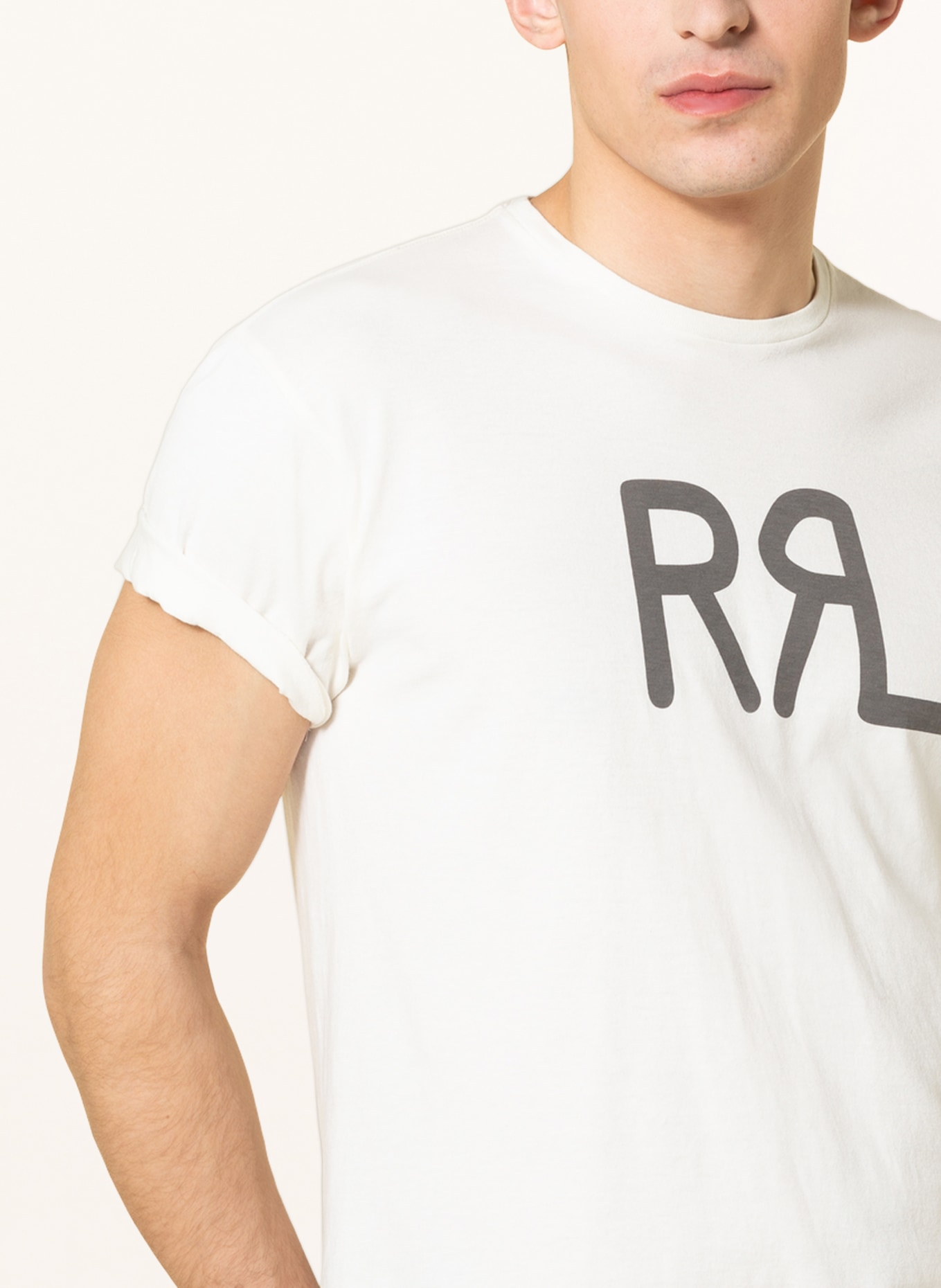 RRL T-shirt, Color: ECRU (Image 4)