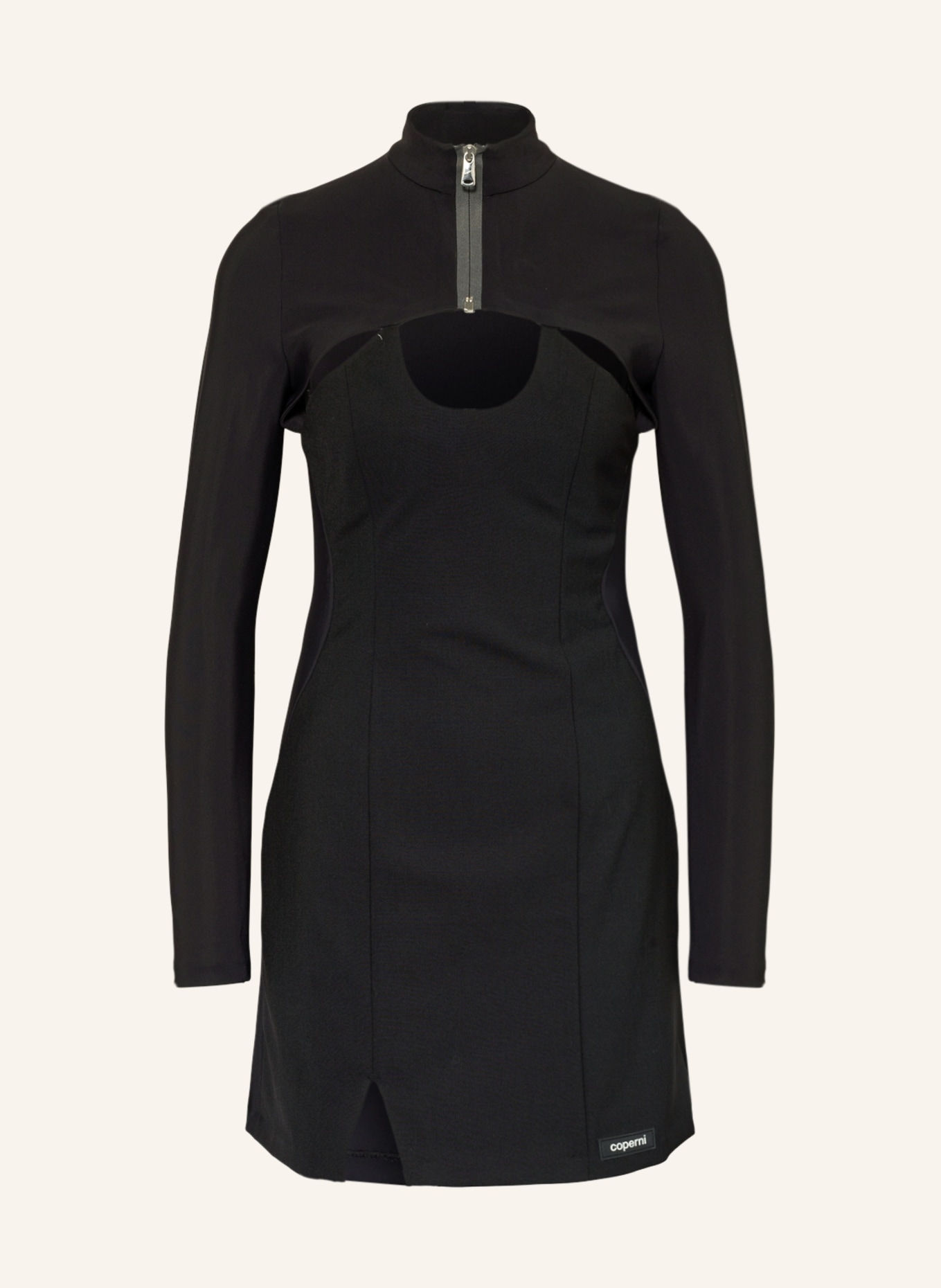 coperni Sheath dress with cut-outs, Color: BLACK (Image 1)