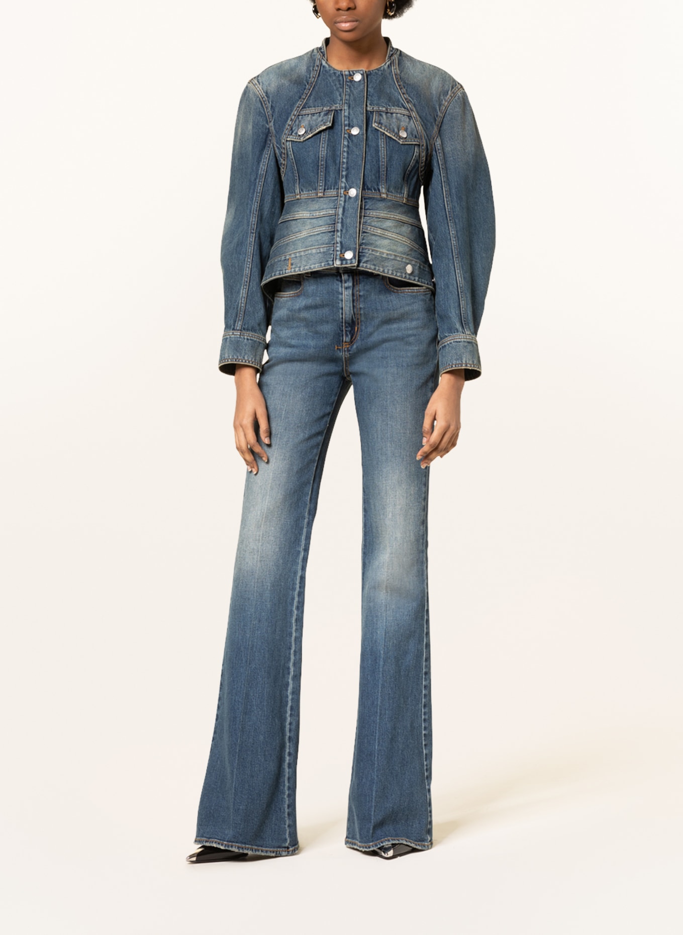 Alexander McQUEEN Flared jeans, Color: 4251 DISTRESSED WASH (Image 2)