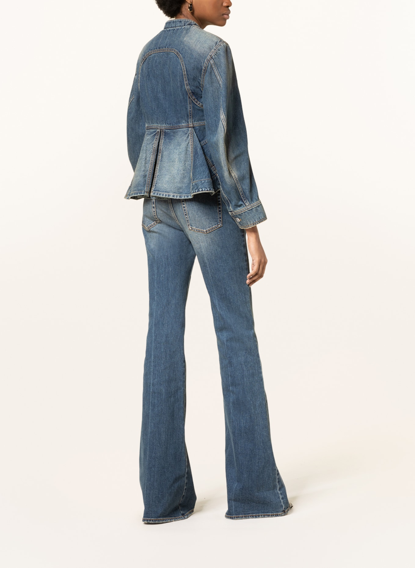 Alexander McQUEEN Flared jeans, Color: 4251 DISTRESSED WASH (Image 3)