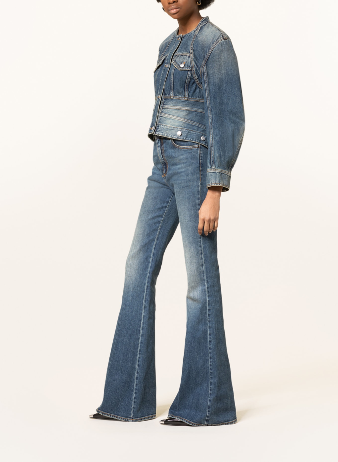 Alexander McQUEEN Flared jeans, Color: 4251 DISTRESSED WASH (Image 4)