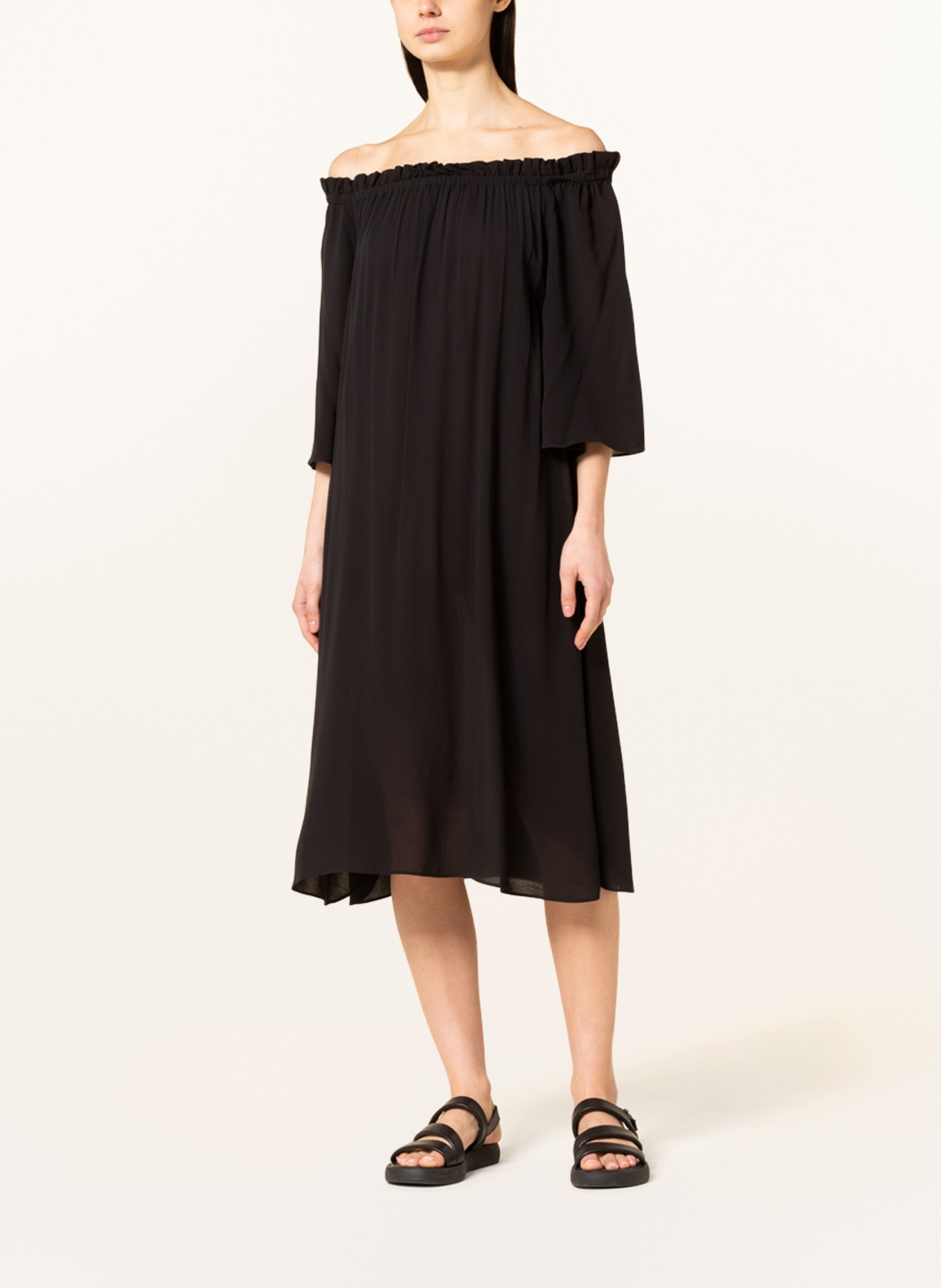 MOS MOSH Off-shoulder dress ASH LEA, Color: BLACK (Image 2)