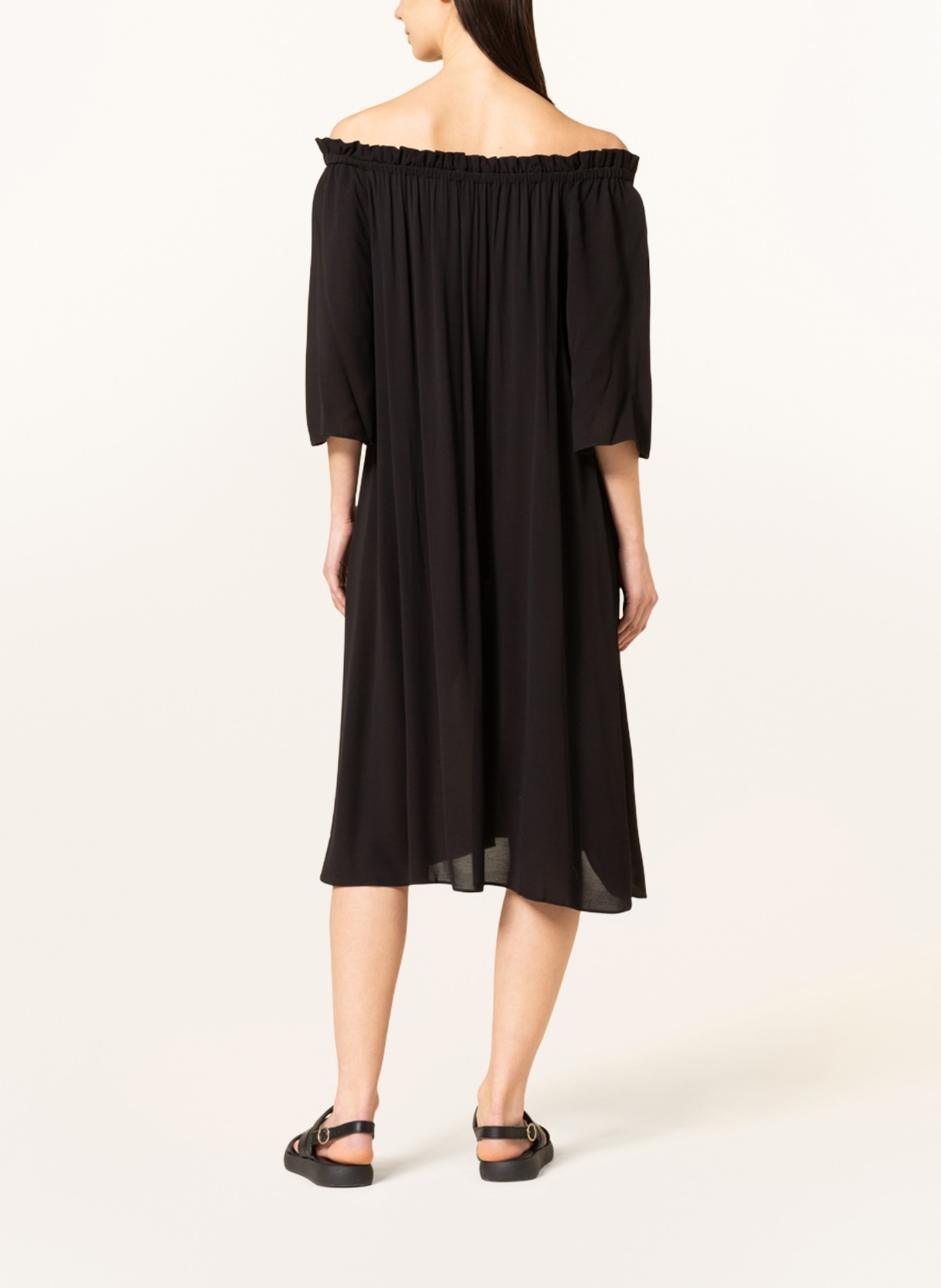 MOS MOSH Off-shoulder dress ASH LEA, Color: BLACK (Image 3)