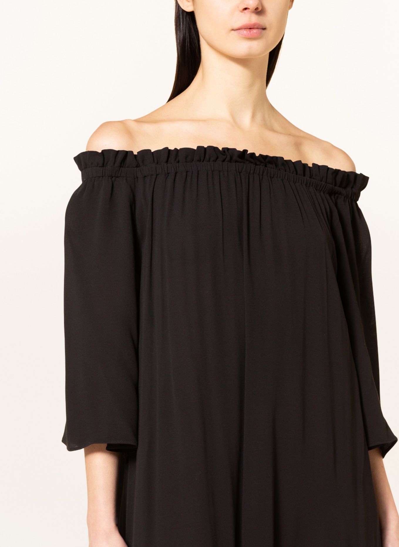 MOS MOSH Off-shoulder dress ASH LEA, Color: BLACK (Image 4)