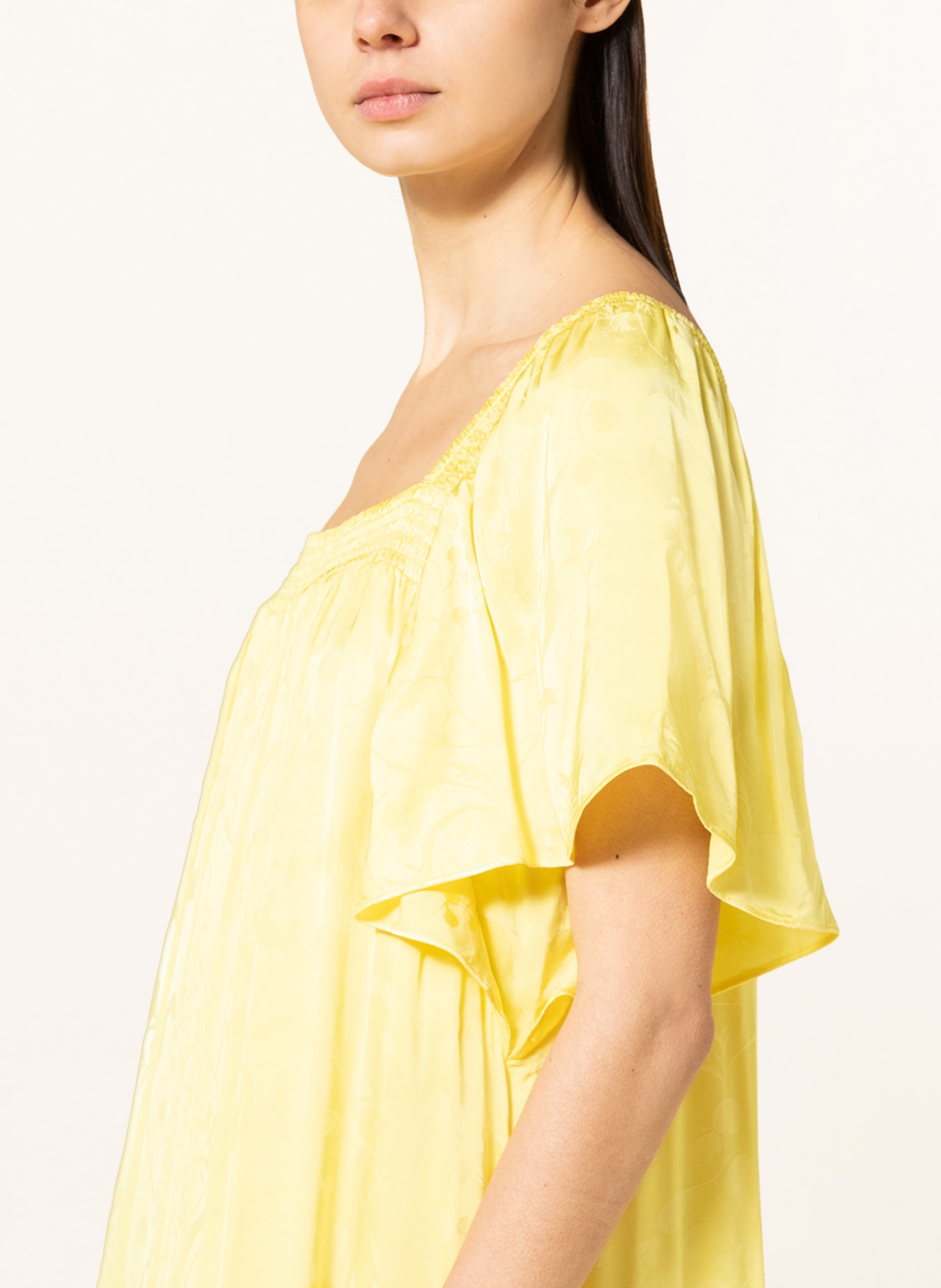 MOS MOSH Jacquard-Kleid DARYNA, Farbe: GELB (Bild 4)