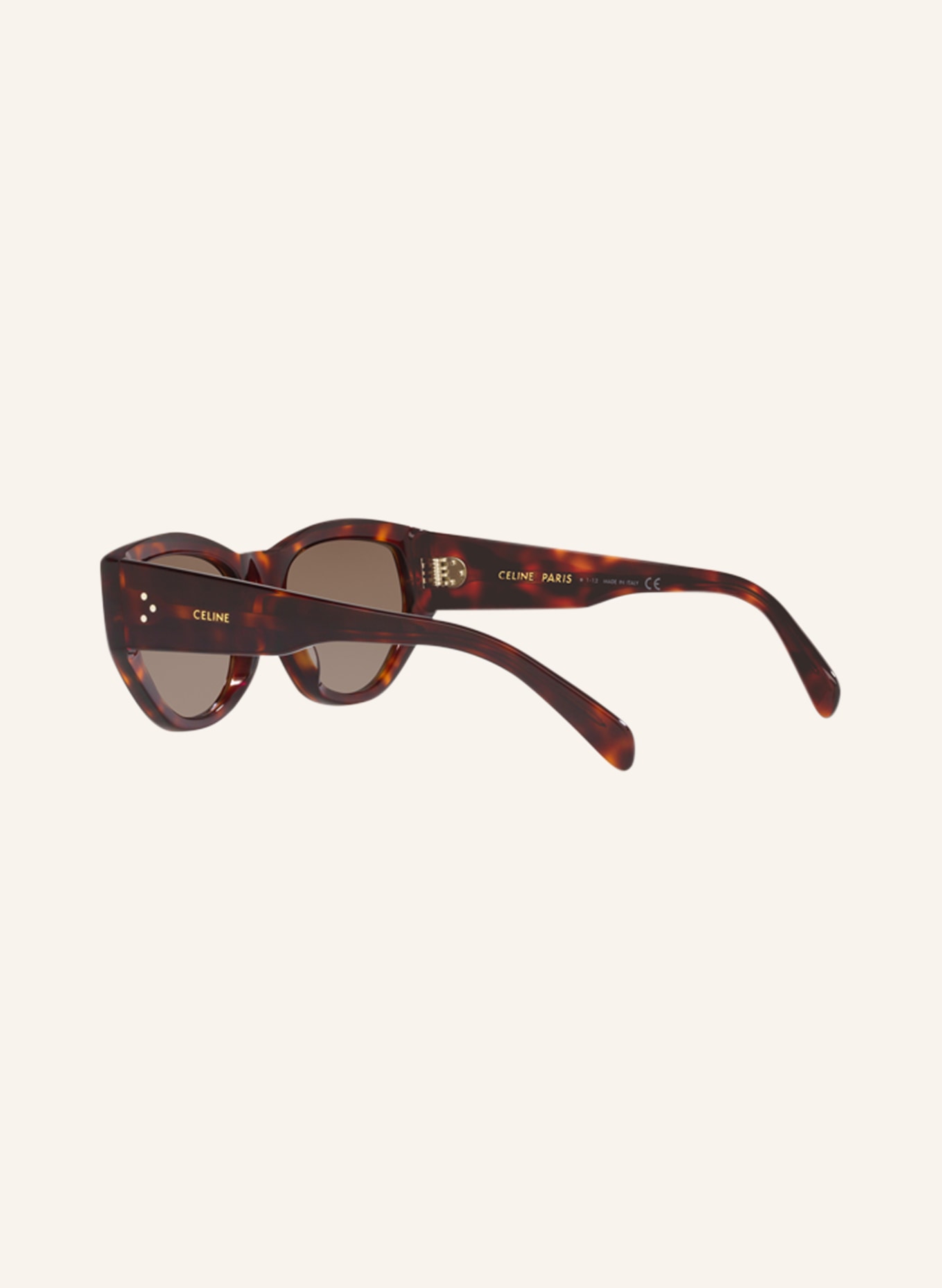 CELINE Sunglasses CL40219I, Color: 1965D9 - HAVANA/BROWN POLARIZED (Image 4)