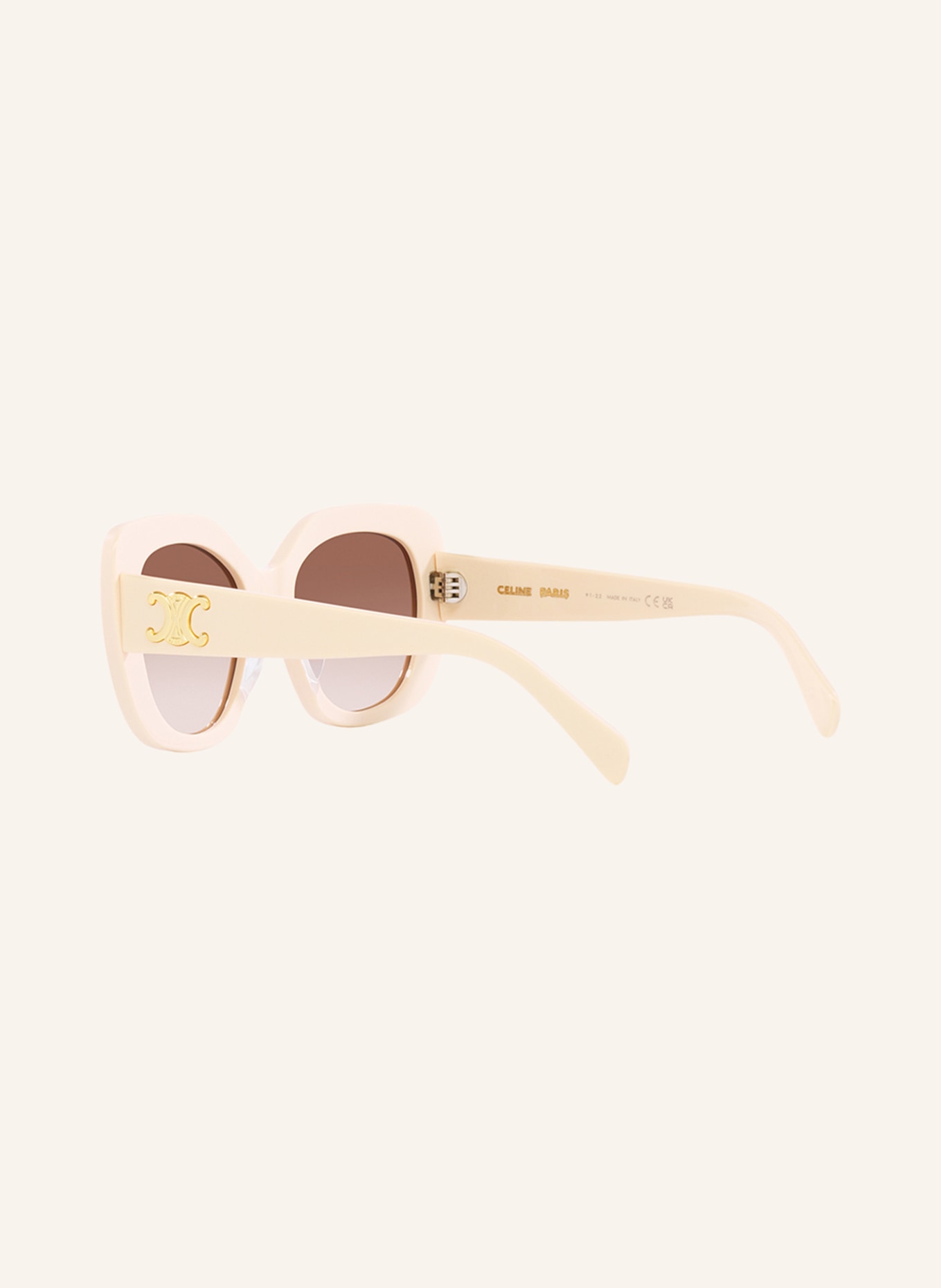 CELINE Sunglasses CL40226U, Color: 3100D1 CREAM/ BROWN GRADIENT (Image 4)