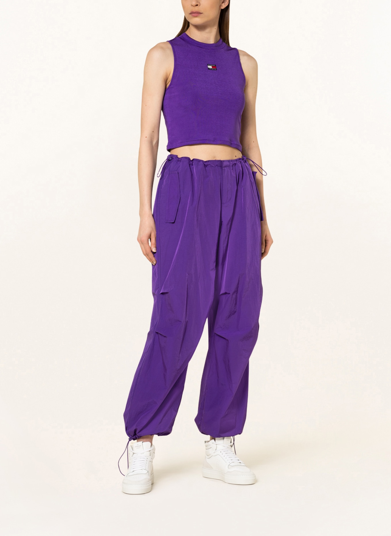 TOMMY JEANS Cropped top, Color: PURPLE (Image 2)