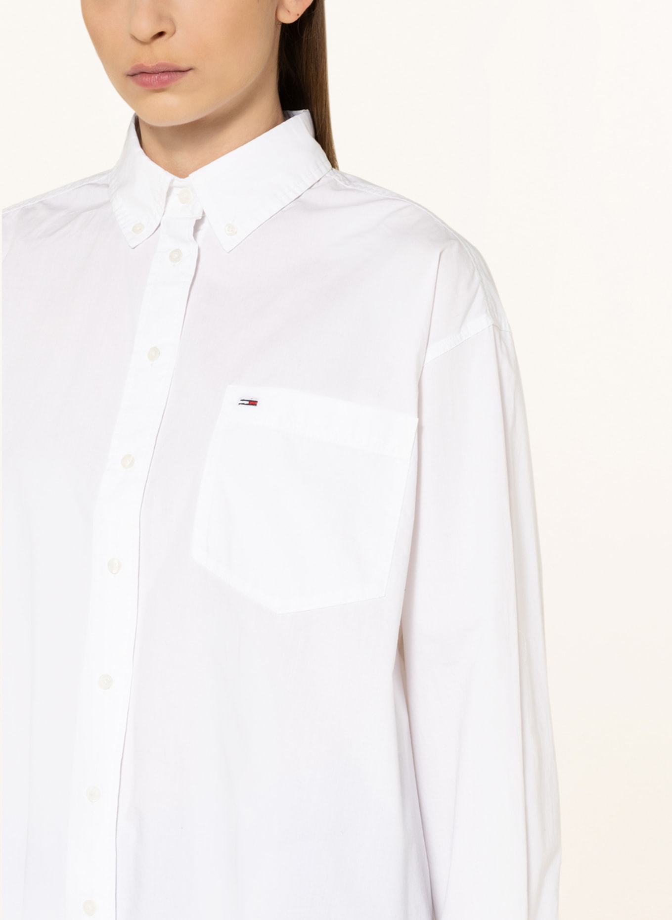 TOMMY JEANS Shirt blouse, Color: WHITE (Image 4)