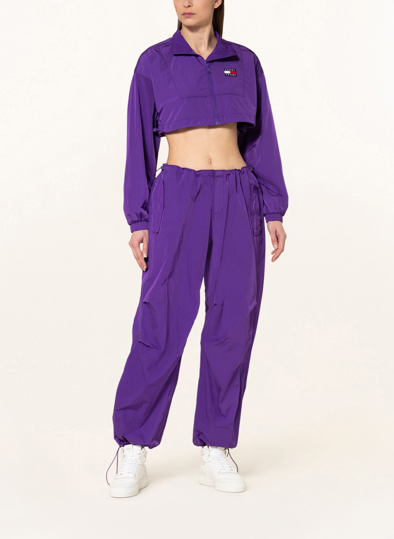 TOMMY JEANS Cropped jacket, Color: PURPLE (Image 2)
