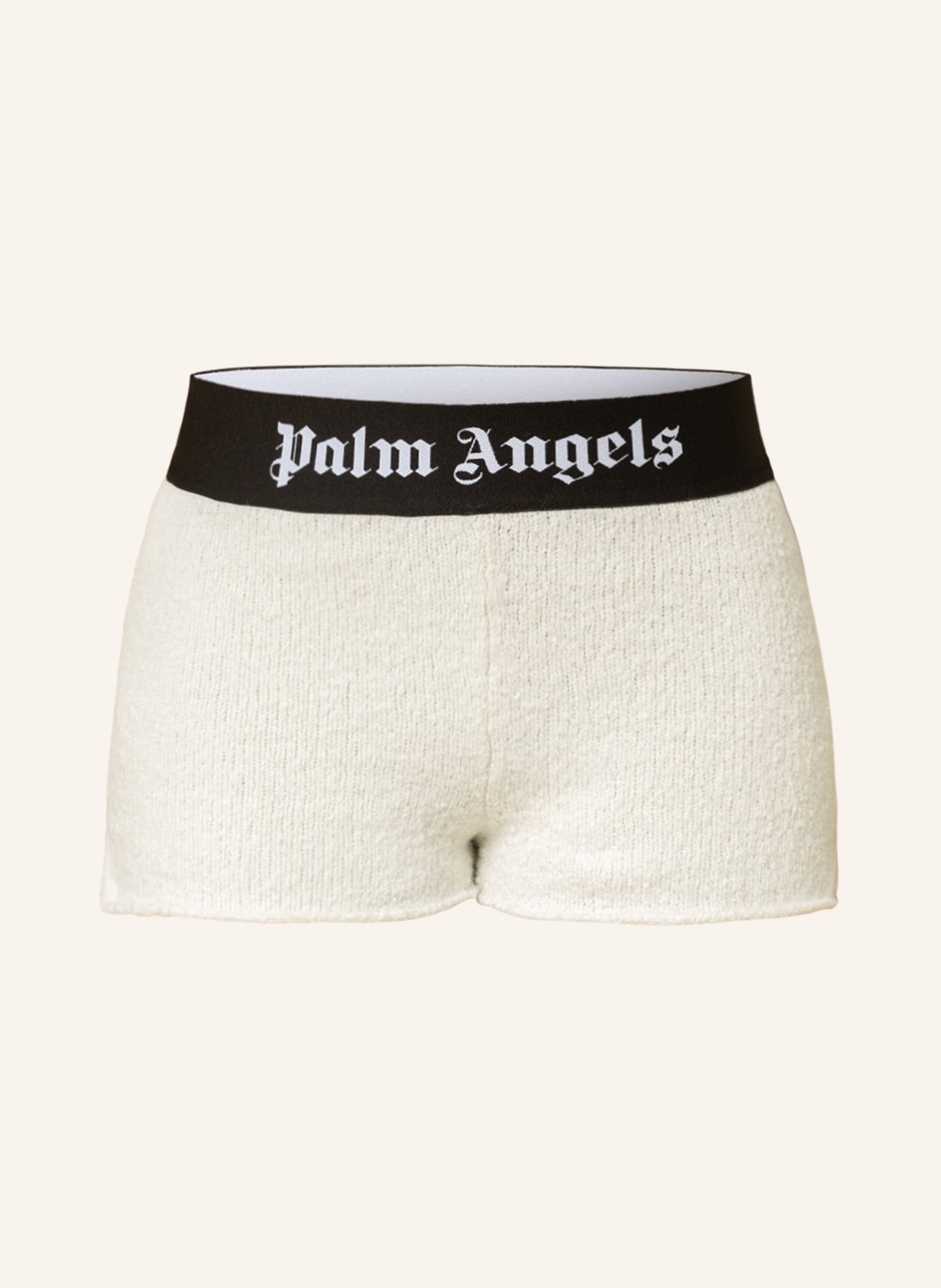Palm Angels Shorts, Color: WHITE/ BLACK (Image 1)