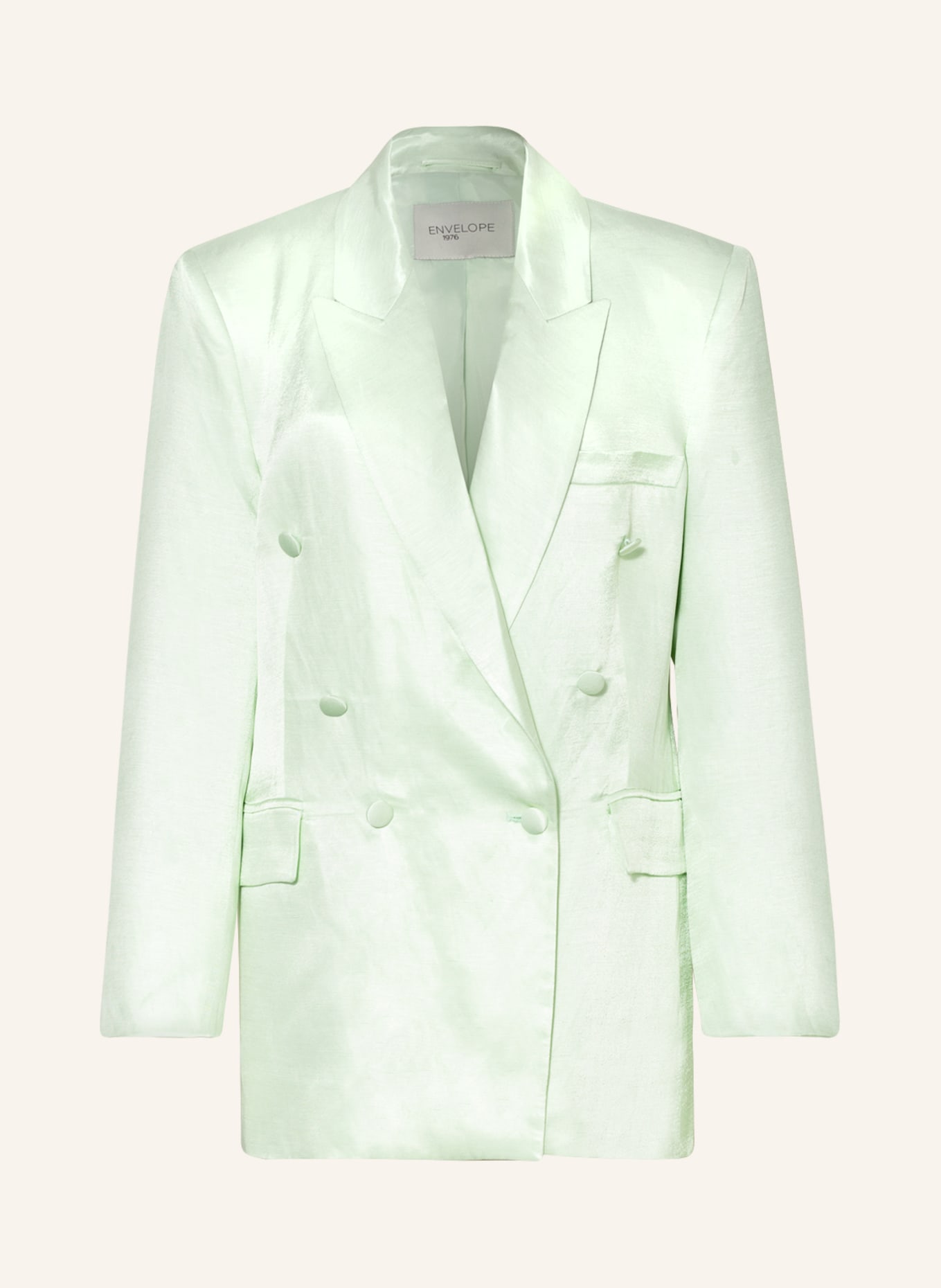 ENVELOPE 1976 Oversized blazer LYON, Color: LIGHT GREEN (Image 1)