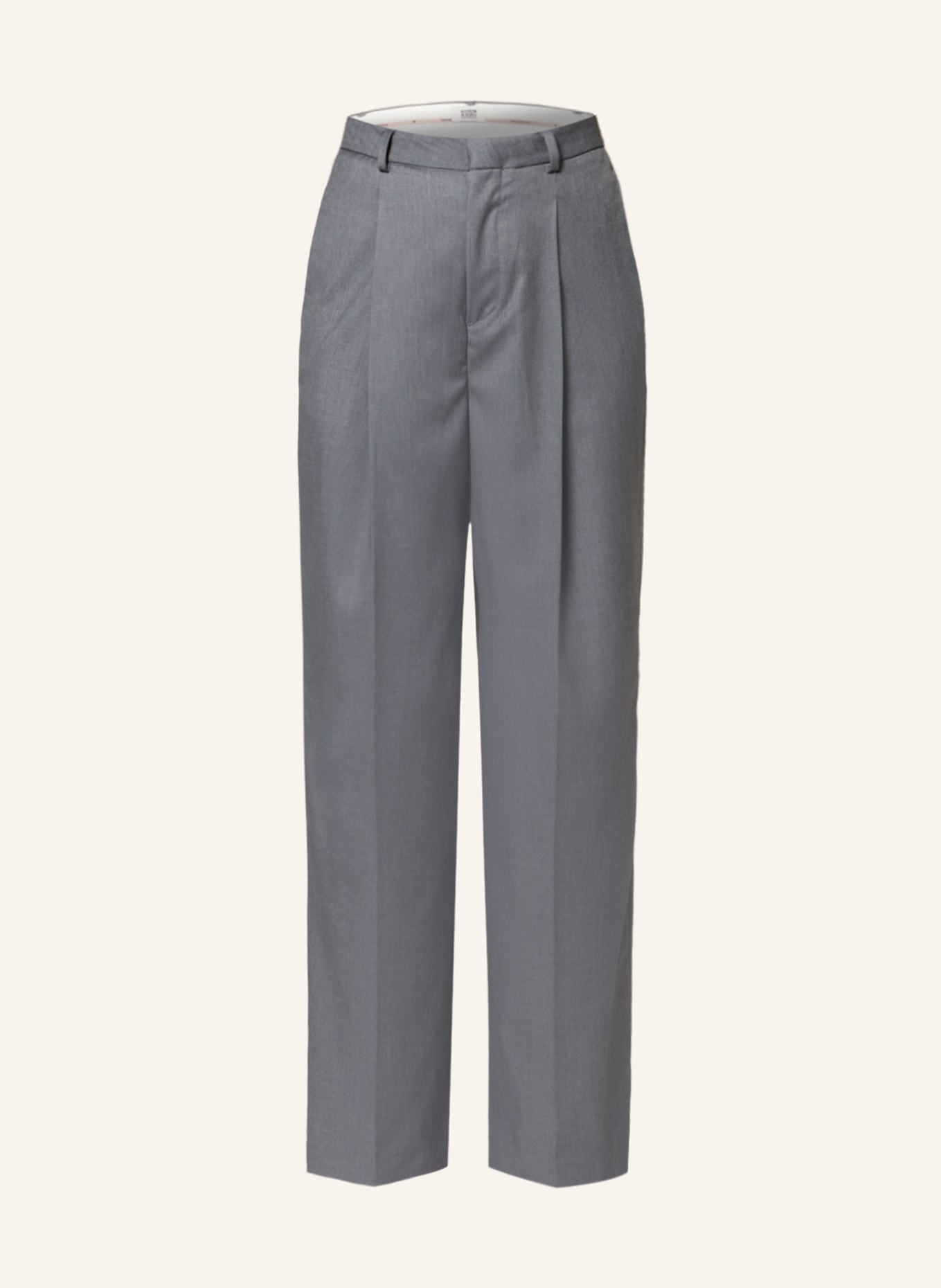 SCOTCH & SODA Wide leg trousers, Color: GRAY (Image 1)