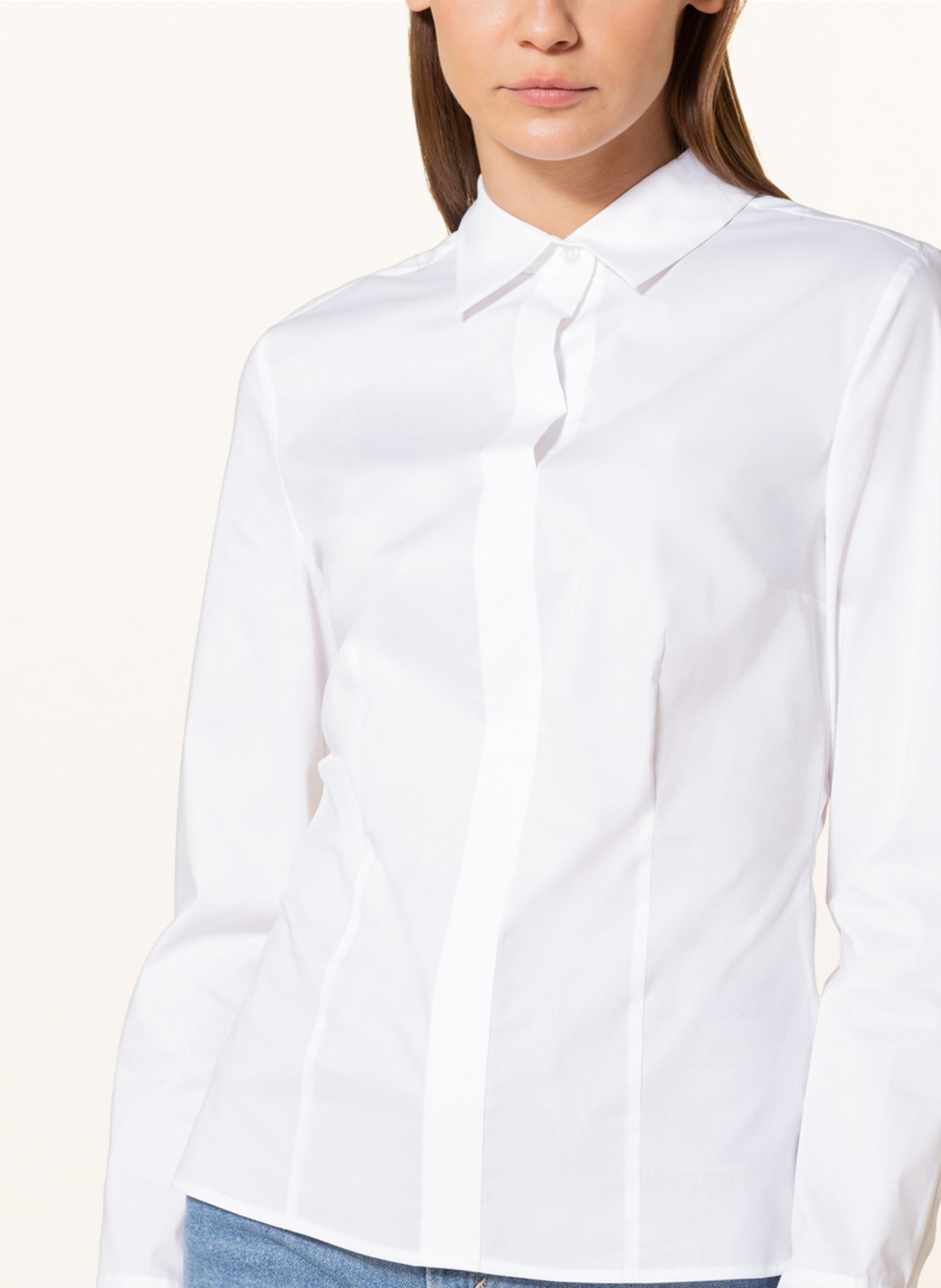BOSS Shirt blouse BASHINAH, Color: WHITE (Image 4)