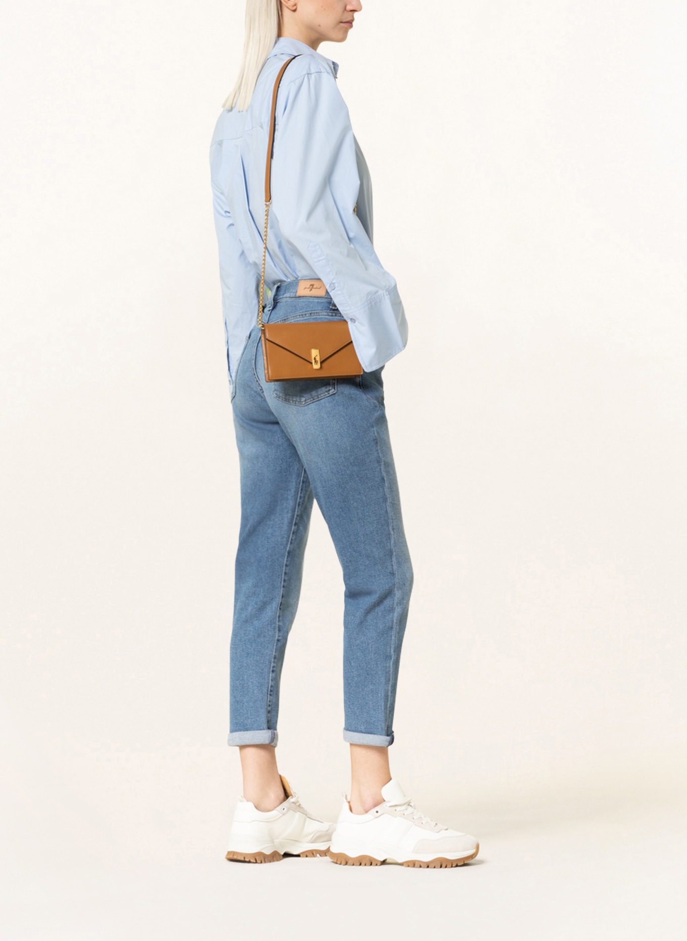 POLO RALPH LAUREN Umhängetasche: COGNAC