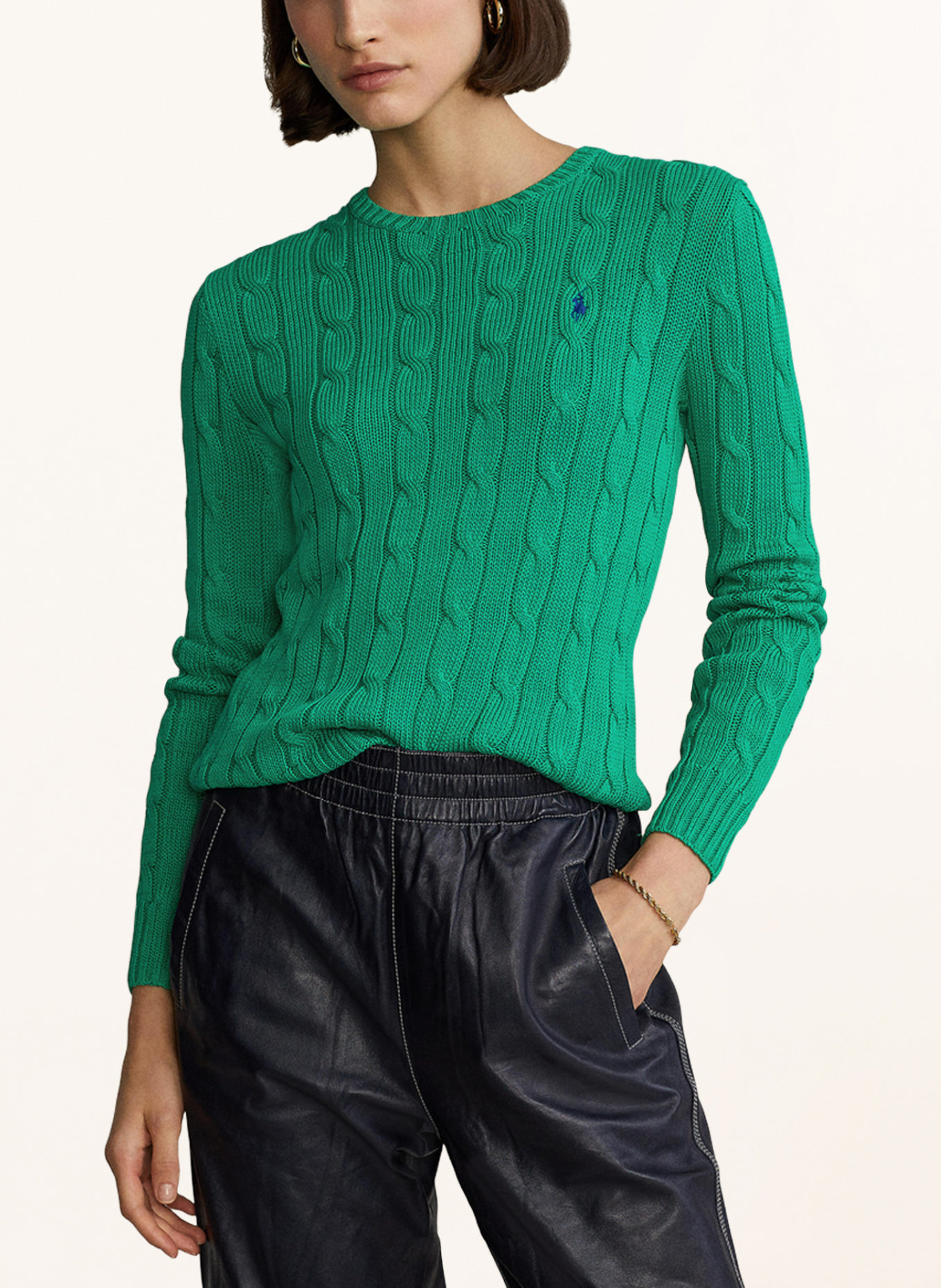 POLO RALPH LAUREN Sweter: ZIELONY