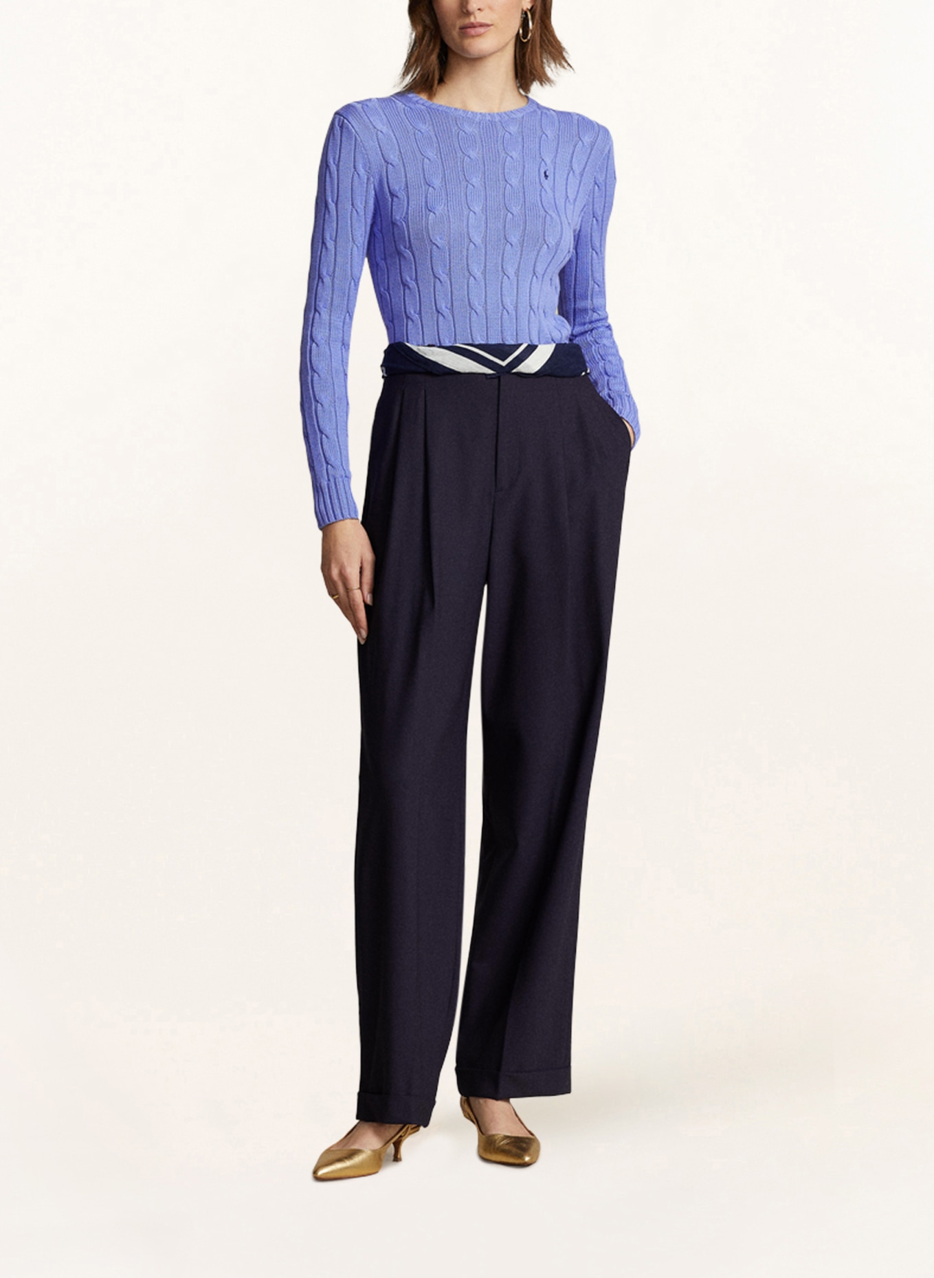 POLO RALPH LAUREN Pullover: HELLBLAU