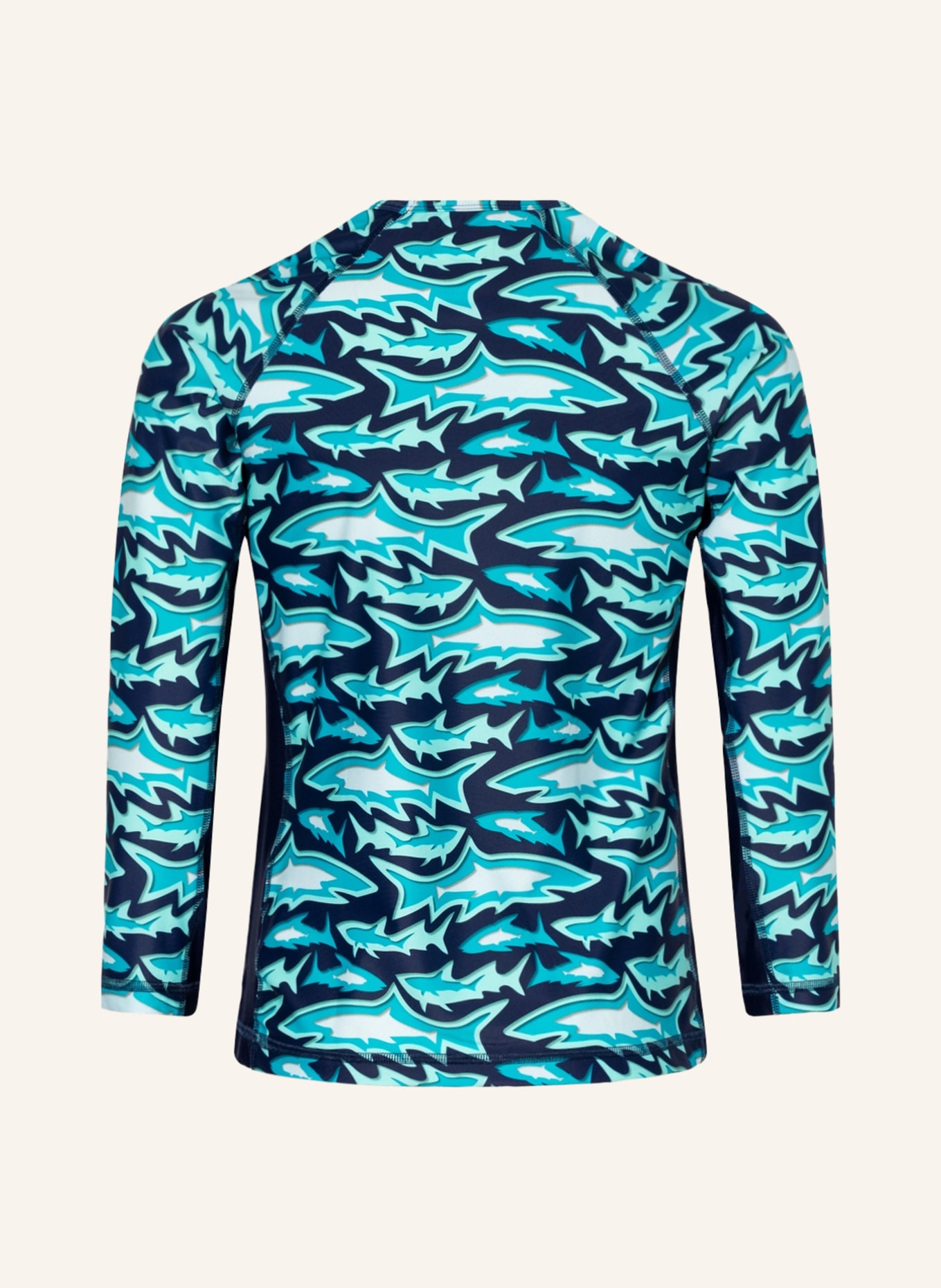 VILEBREQUIN UV-Shirt GOOFY mit UV-Schutz 50+, Farbe: DUNKELBLAU/ TÜRKIS (Bild 2)