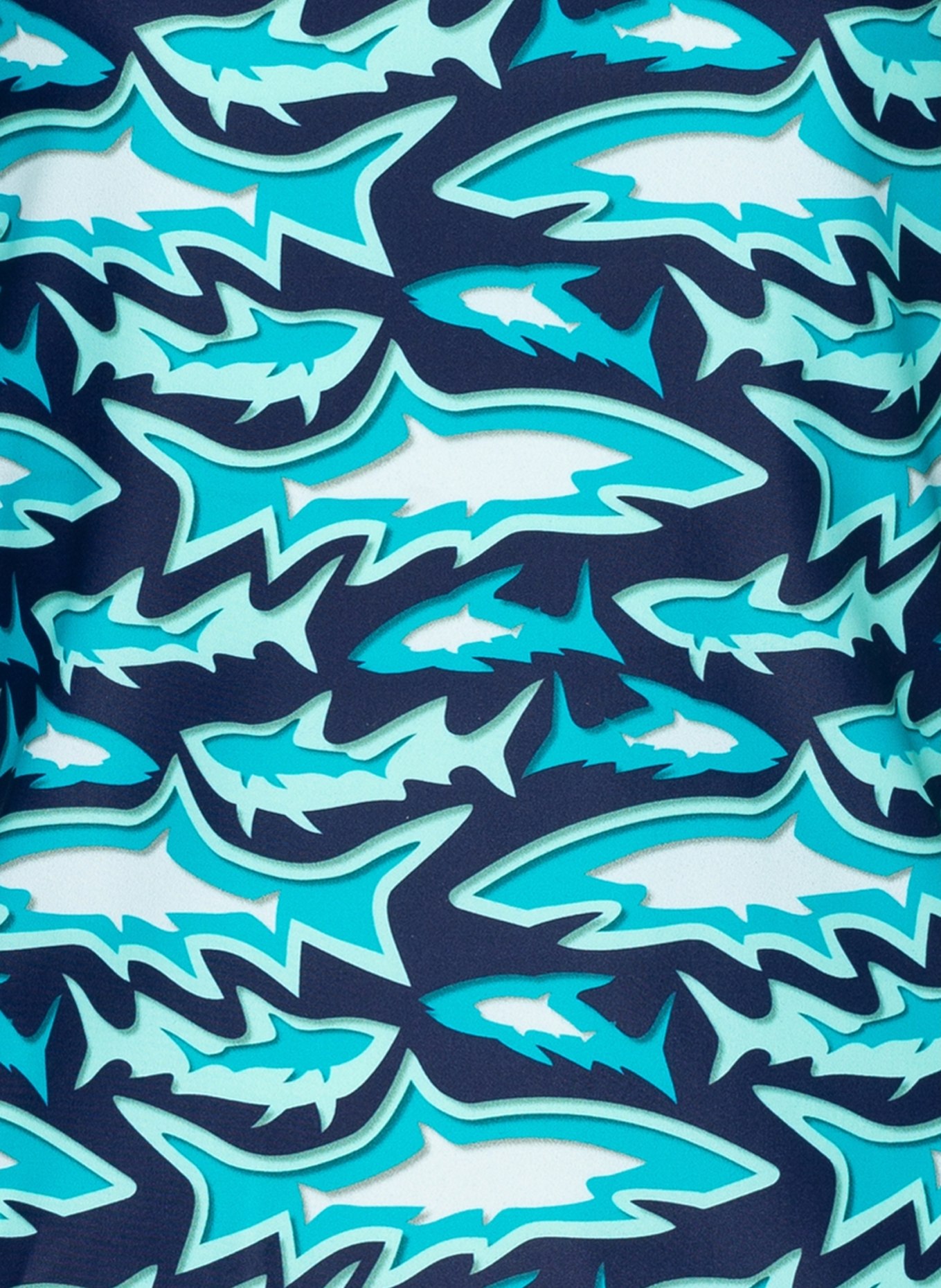 VILEBREQUIN UV-Shirt GOOFY mit UV-Schutz 50+, Farbe: DUNKELBLAU/ TÜRKIS (Bild 3)