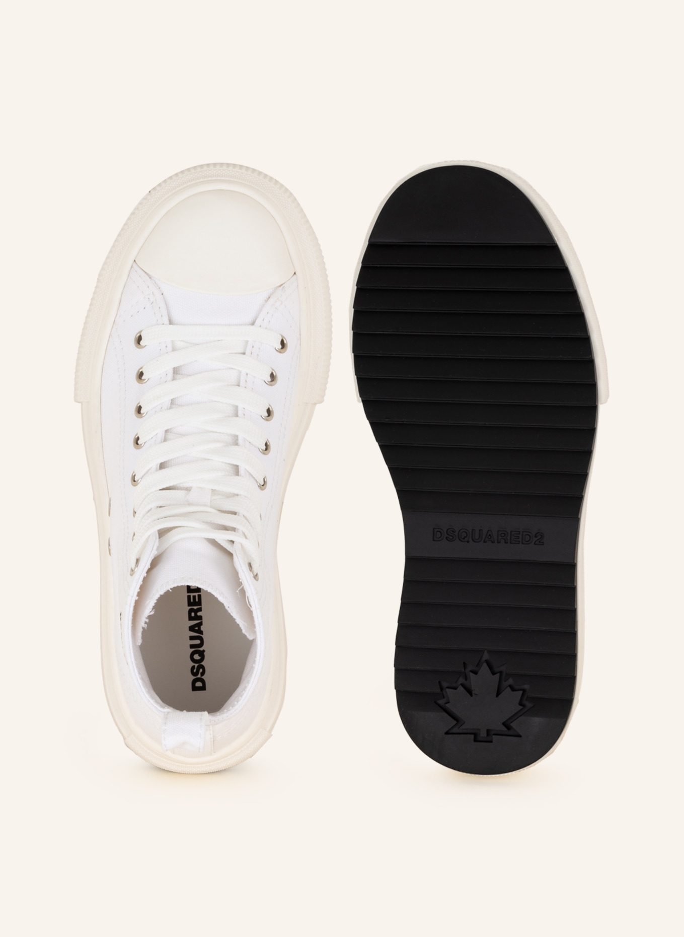 DSQUARED2 High-top sneakers BERLIN, Color: WHITE (Image 5)