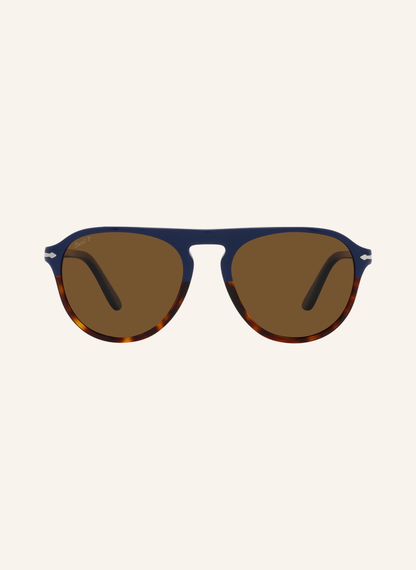 Persol Sunglasses PO3302S, Color: 117857 - BLUE/HAVANA/BROWN POLARIZED (Image 2)